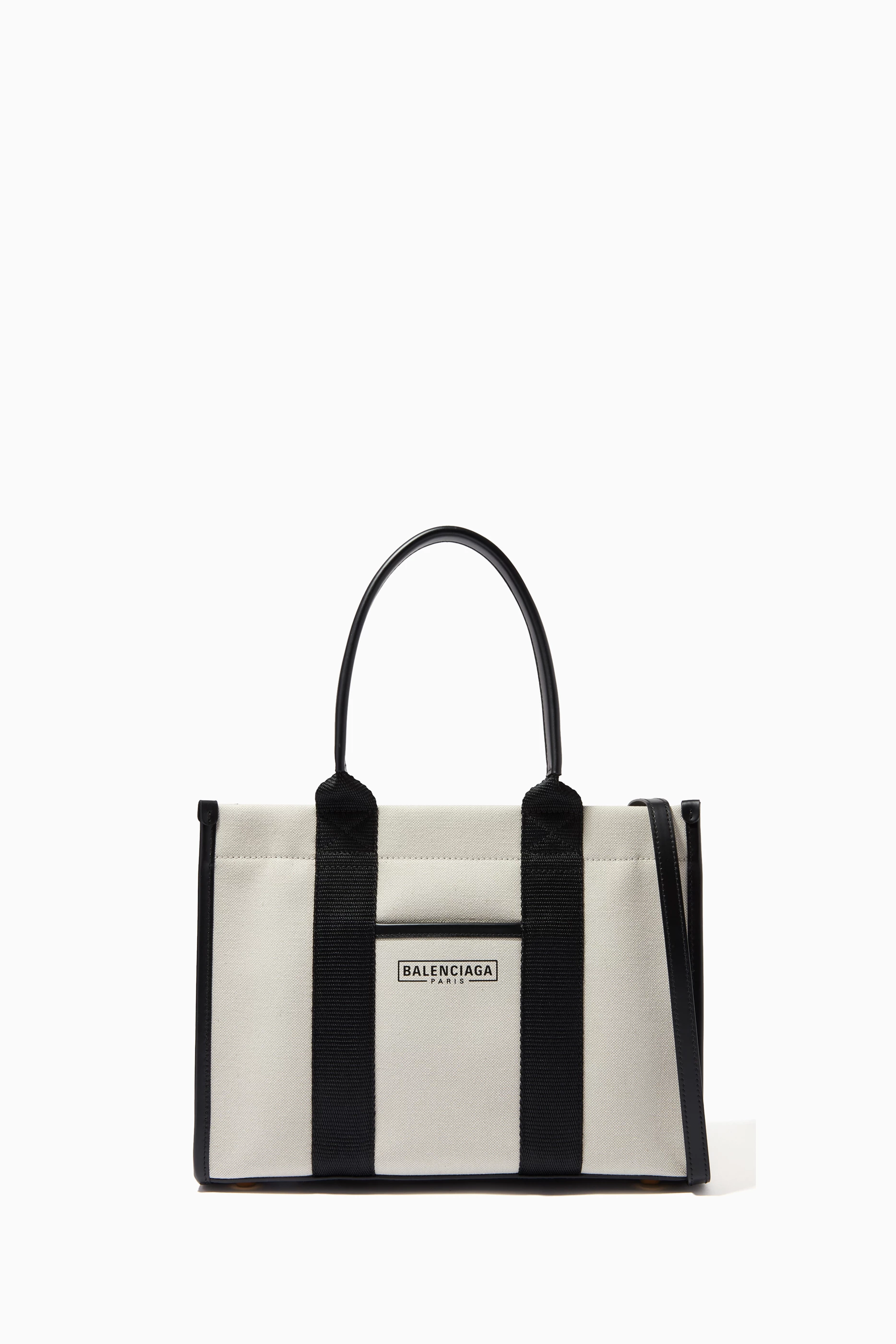 Buy Balenciaga Neutral Hardware Small Tote Bag in Cotton Canvas For Women Online Ounass Saudi