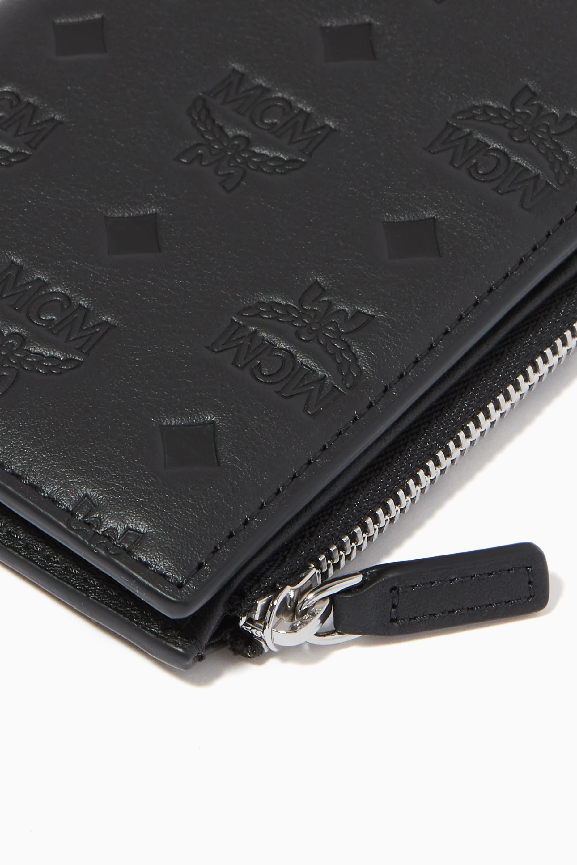 Klara mini trifold wallet in monogram leather clearance