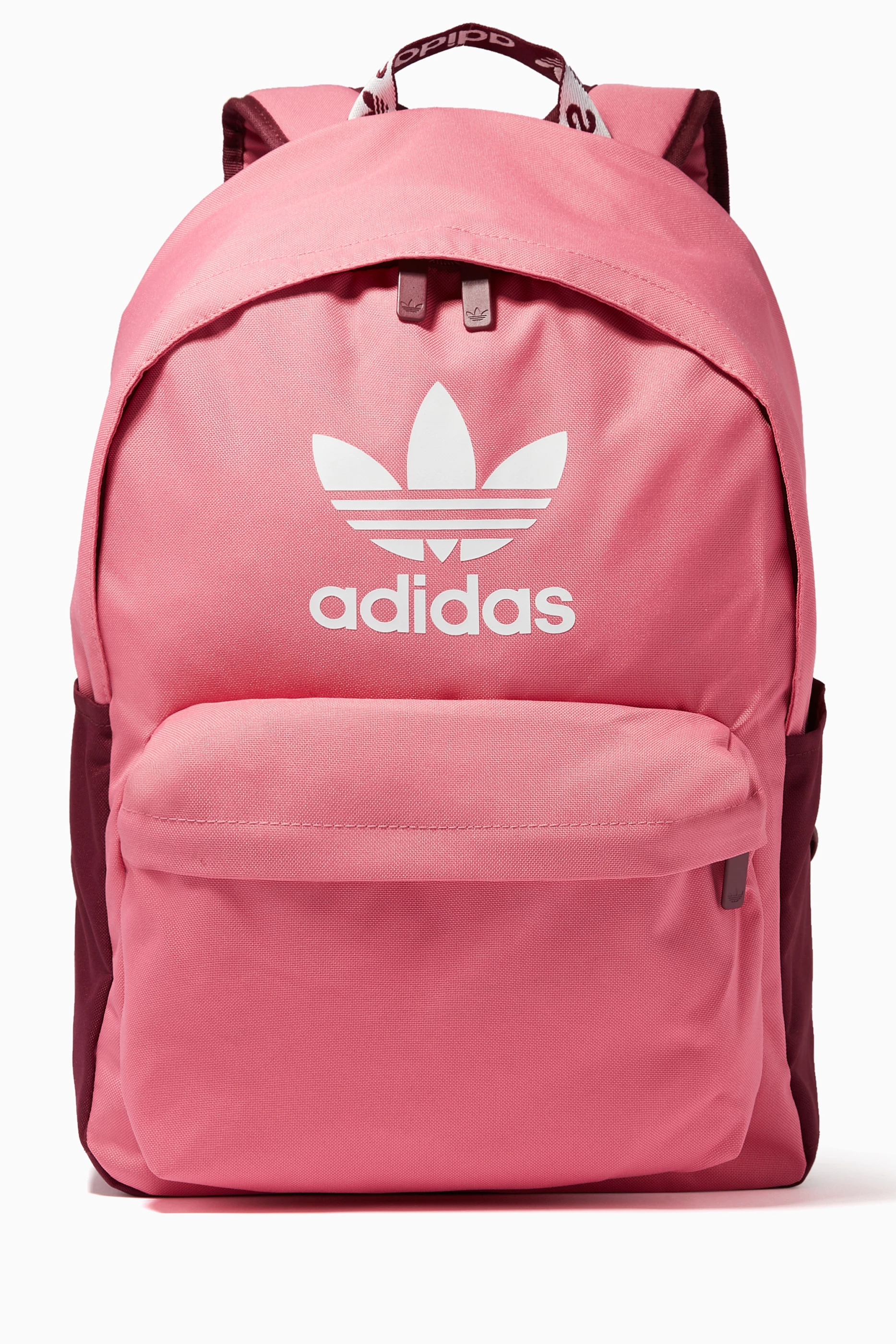 Adidas originals big logo dark pink backpack outlet