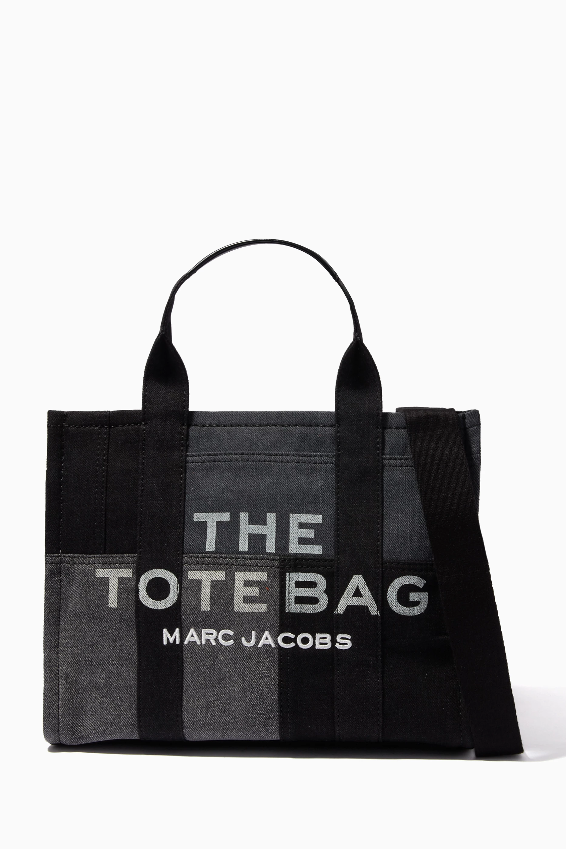 Buy Marc Jacobs Black Small Traveler Tote Bag in Denim For Women Online Ounass Saudi