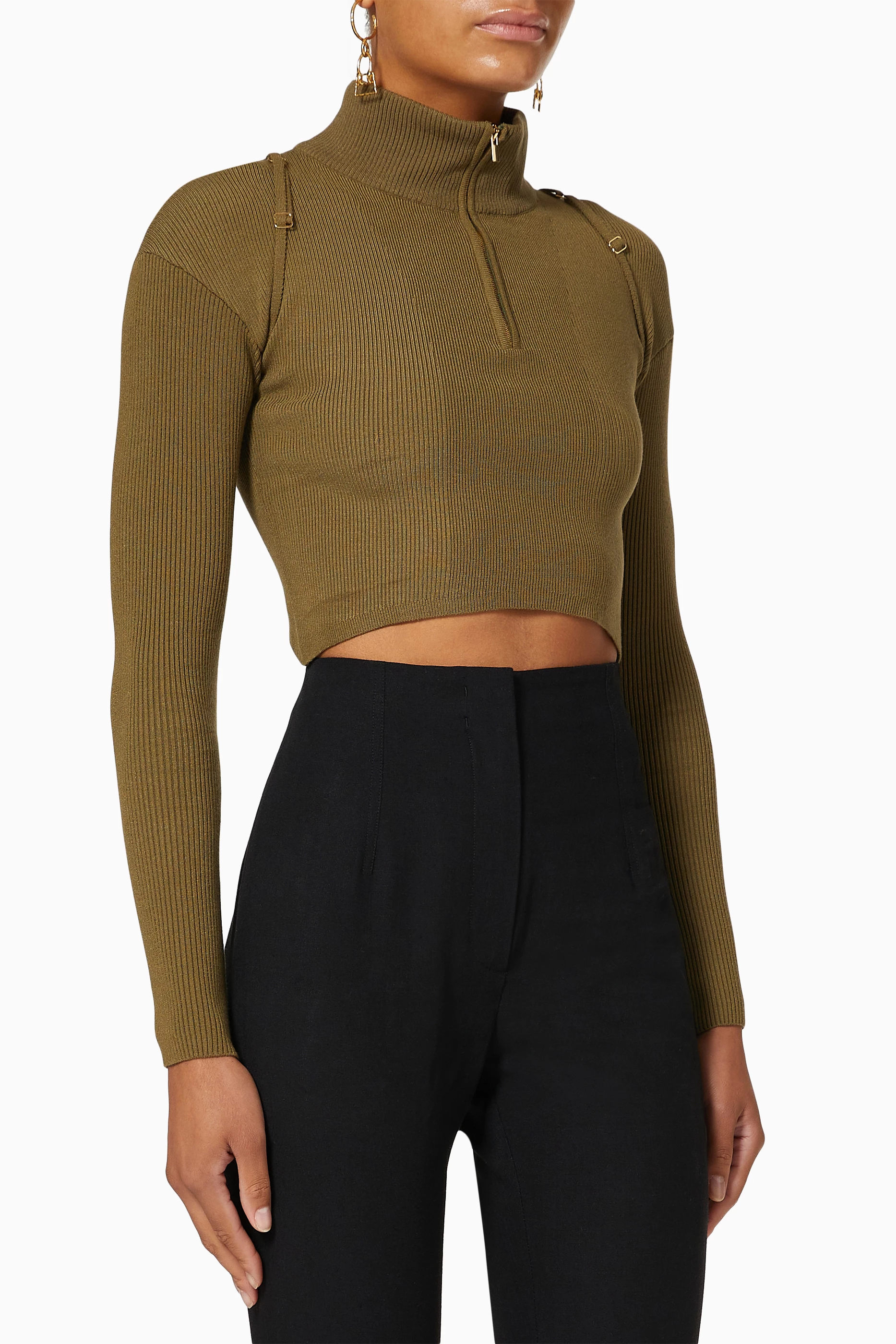 JACQUEMUS 22SS Zipped Rib Scuba Knit 【公式通販】