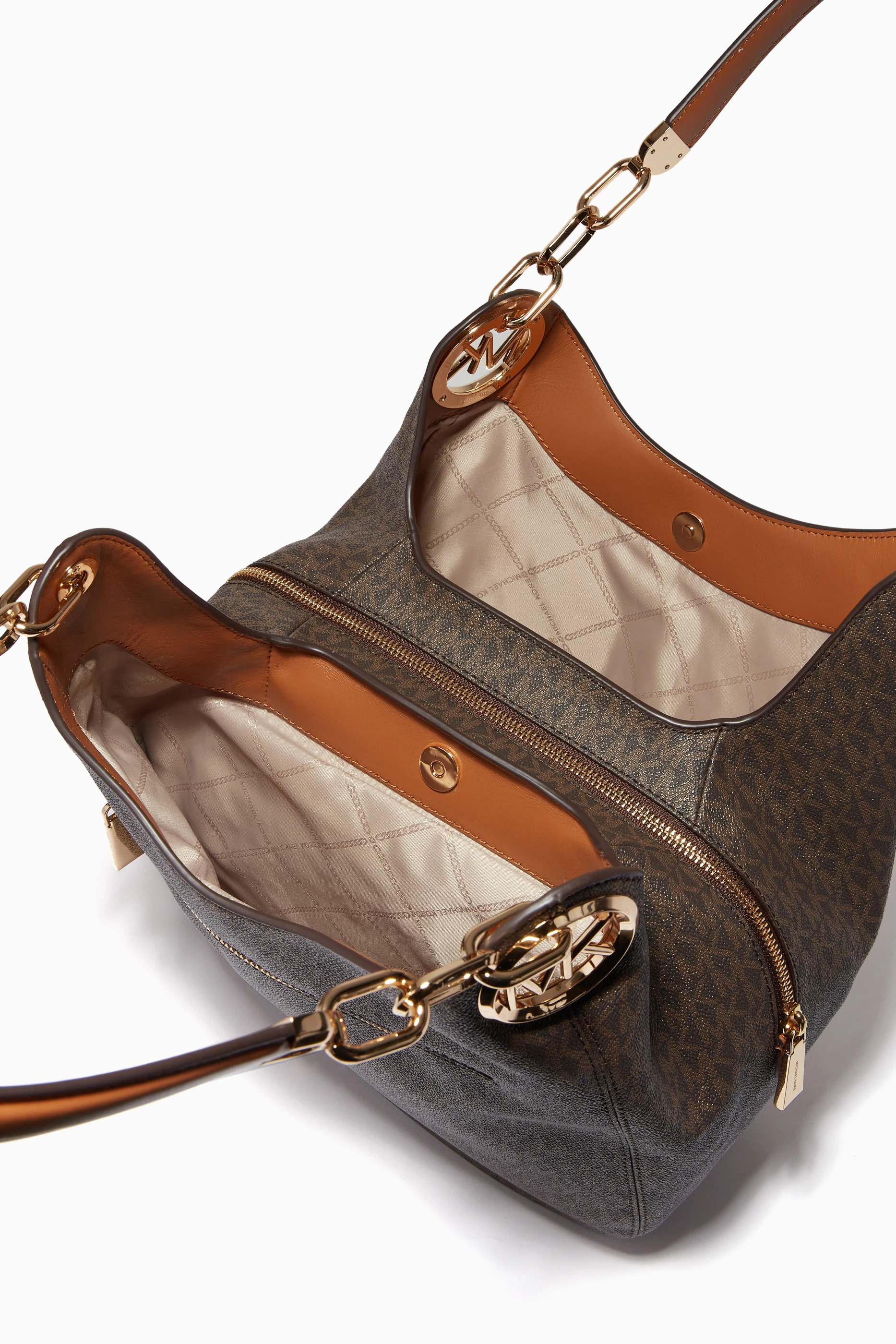 Lillie large logo shoulder bag discount