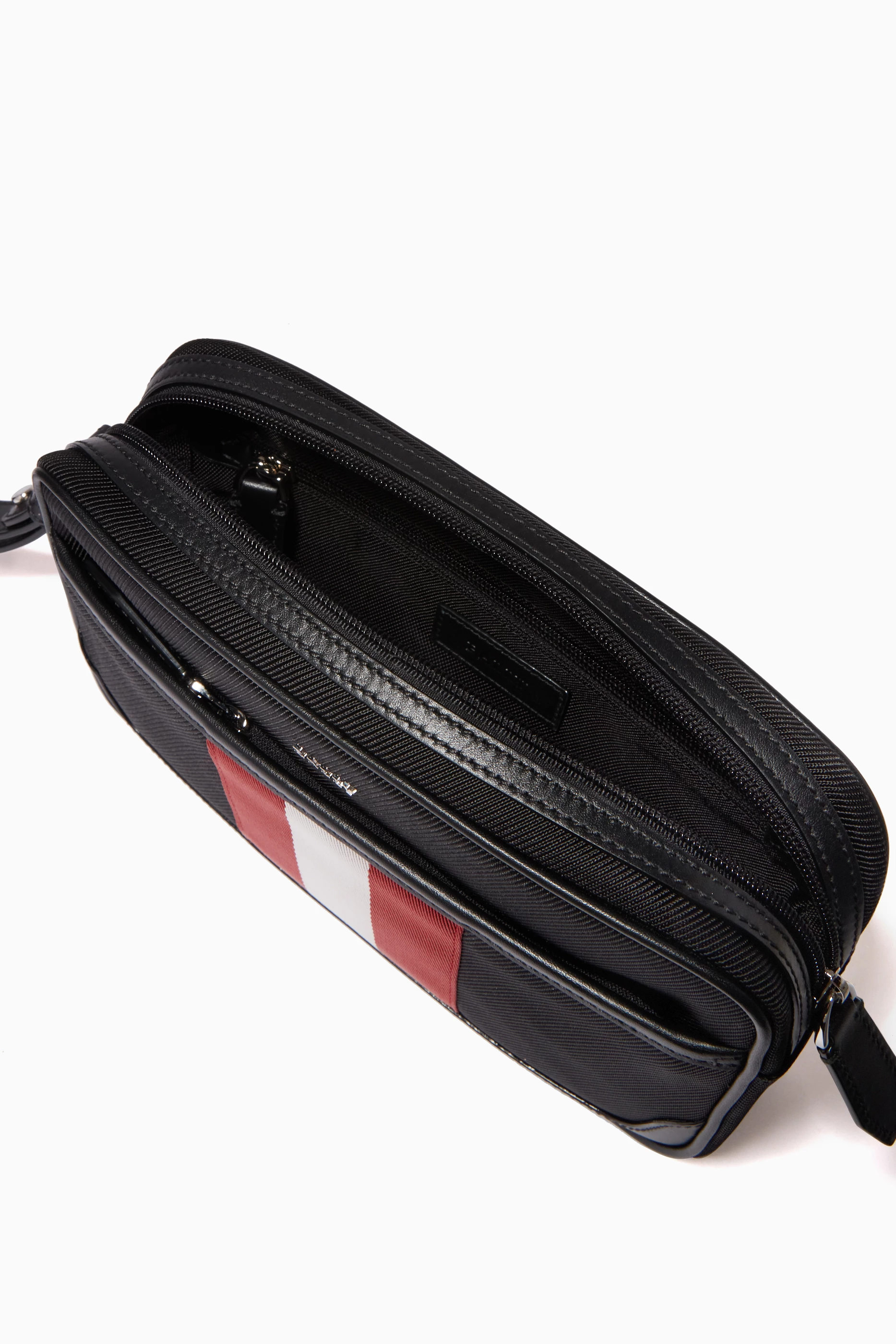 Buy Bally Black Caliros Clutch Bag in Techno Nylon For Men Online Ounass Saudi