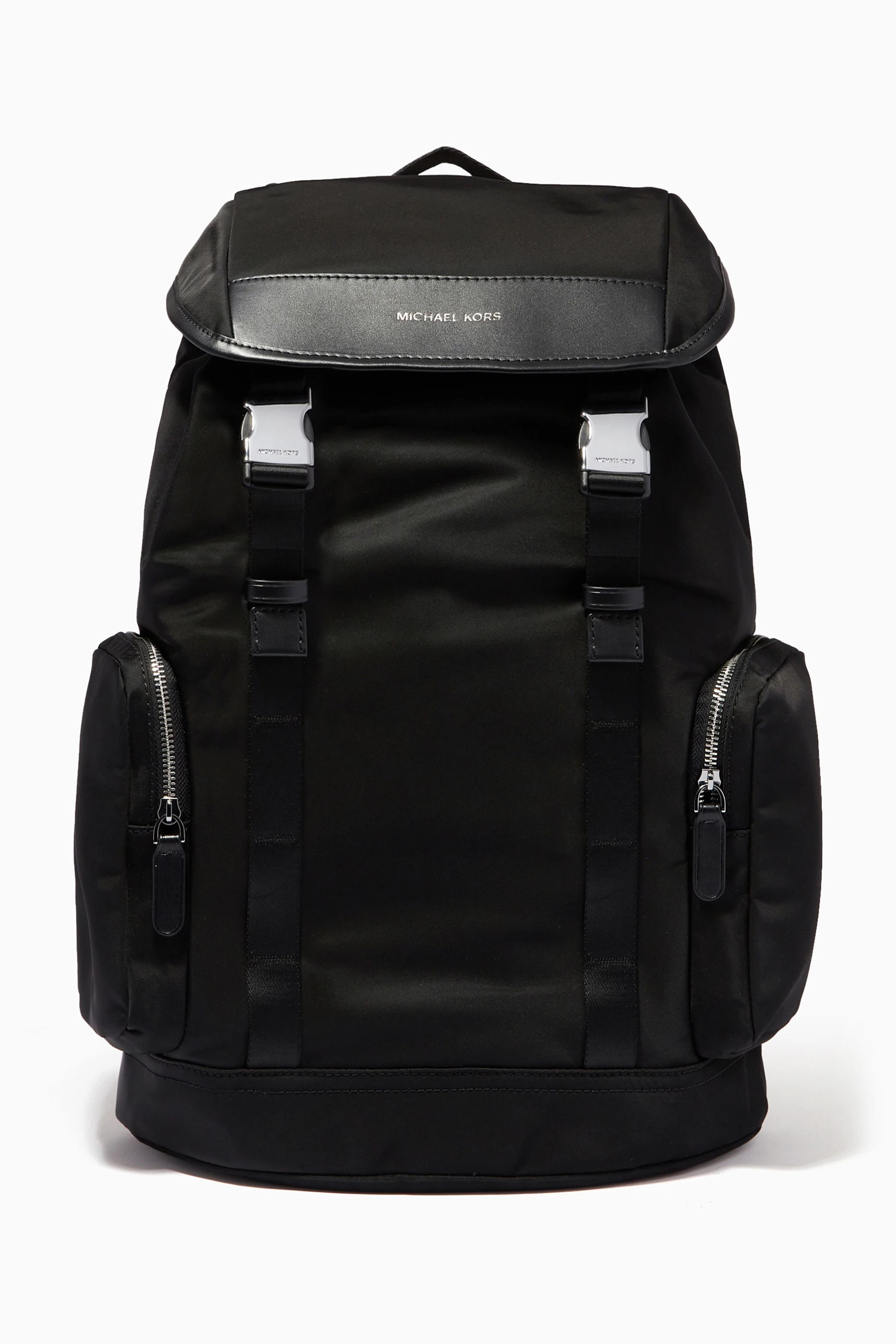 Buy Michael Kors Black Hudson Backpack in Nylon Gabardine For Men Online Ounass Saudi