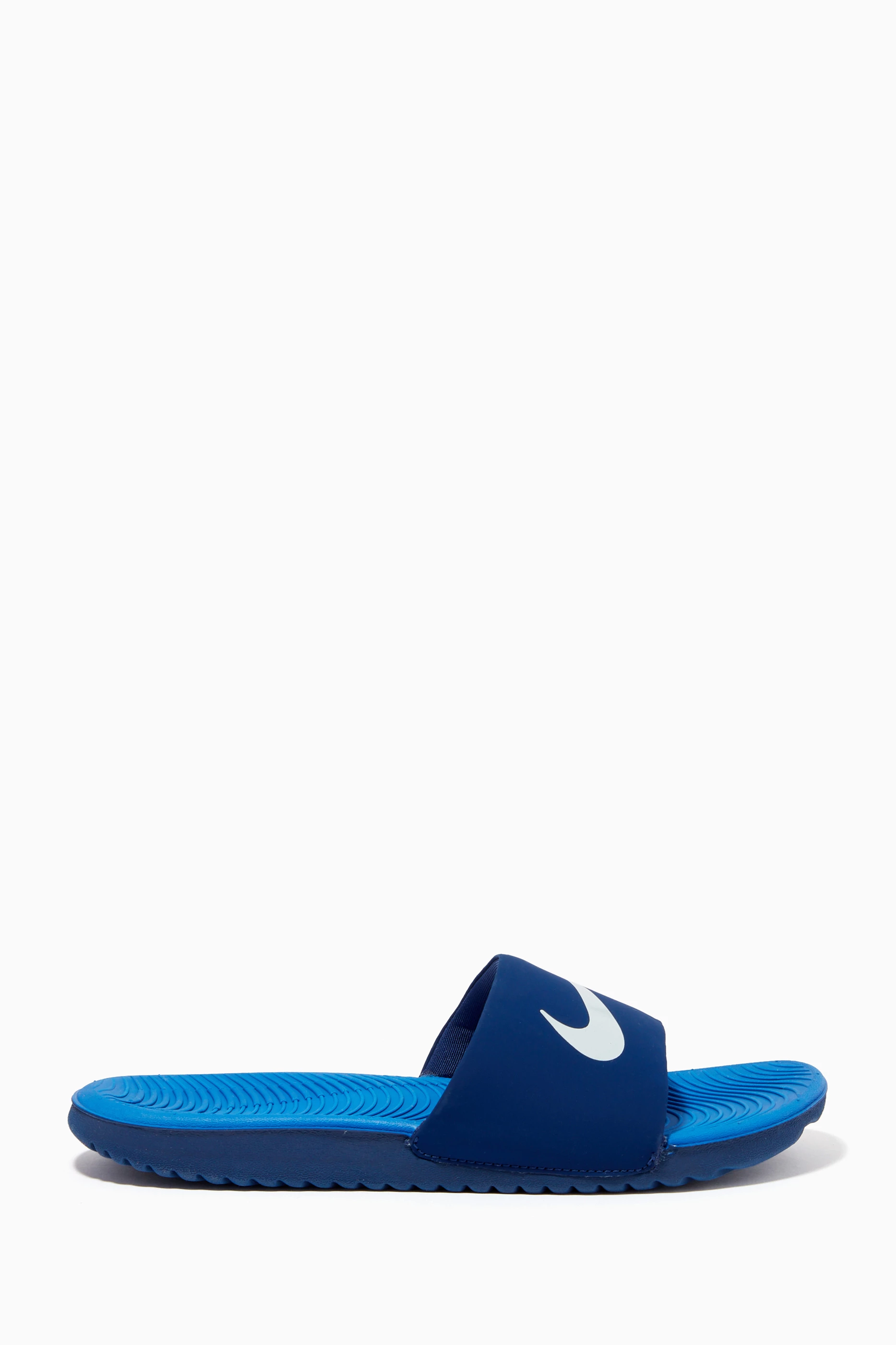 Nike kawa slide blue new arrivals