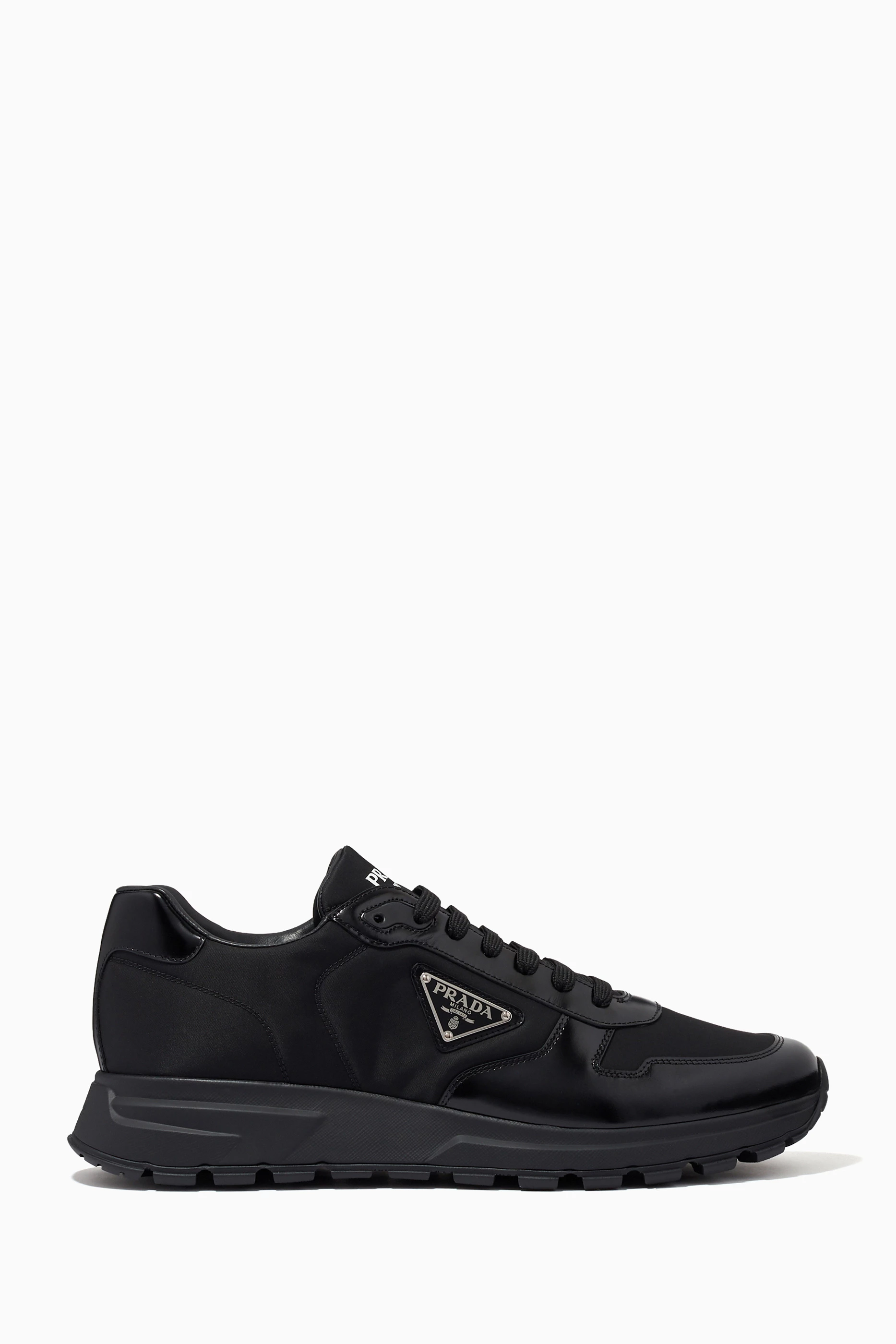 Black prada trainers mens 2025