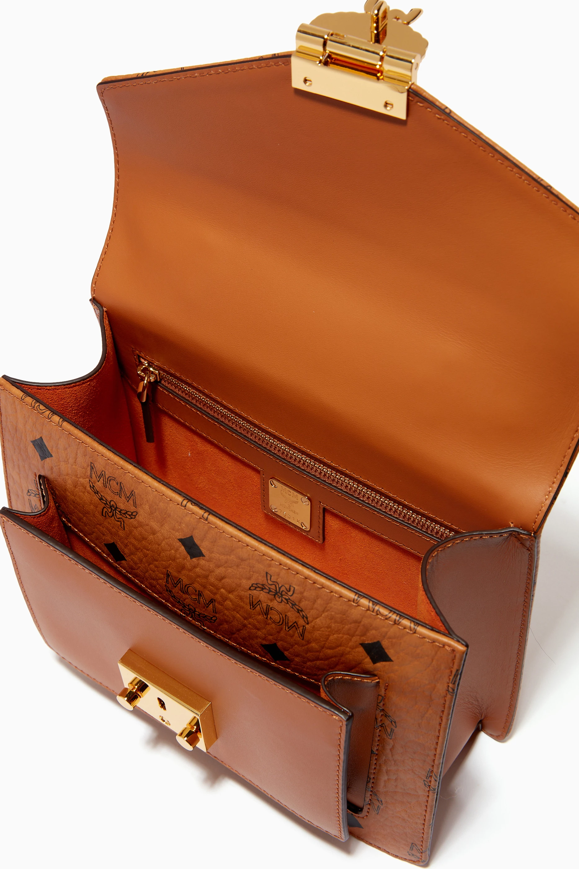 Mcm patricia visetos small satchel top