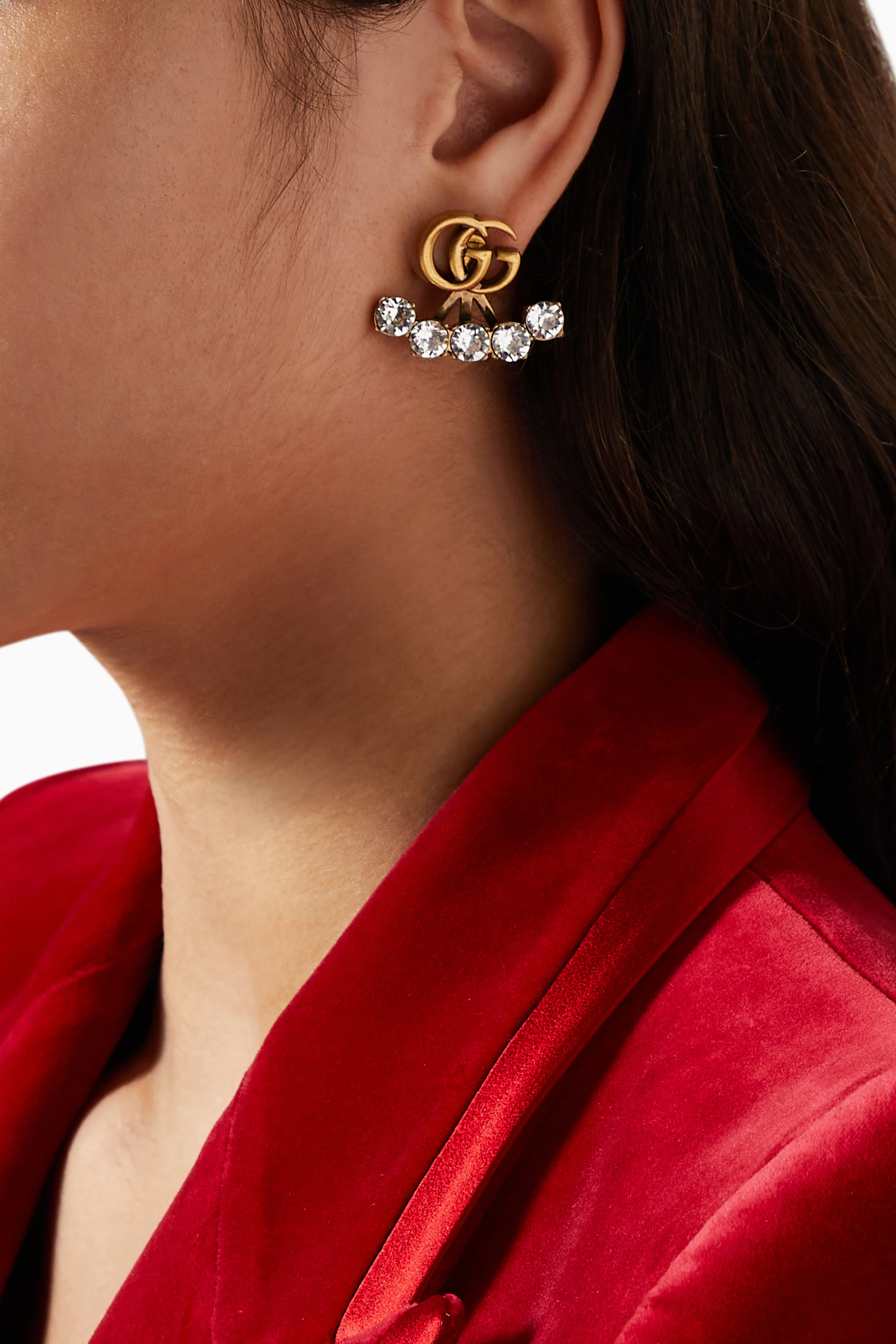 Double g earrings clearance
