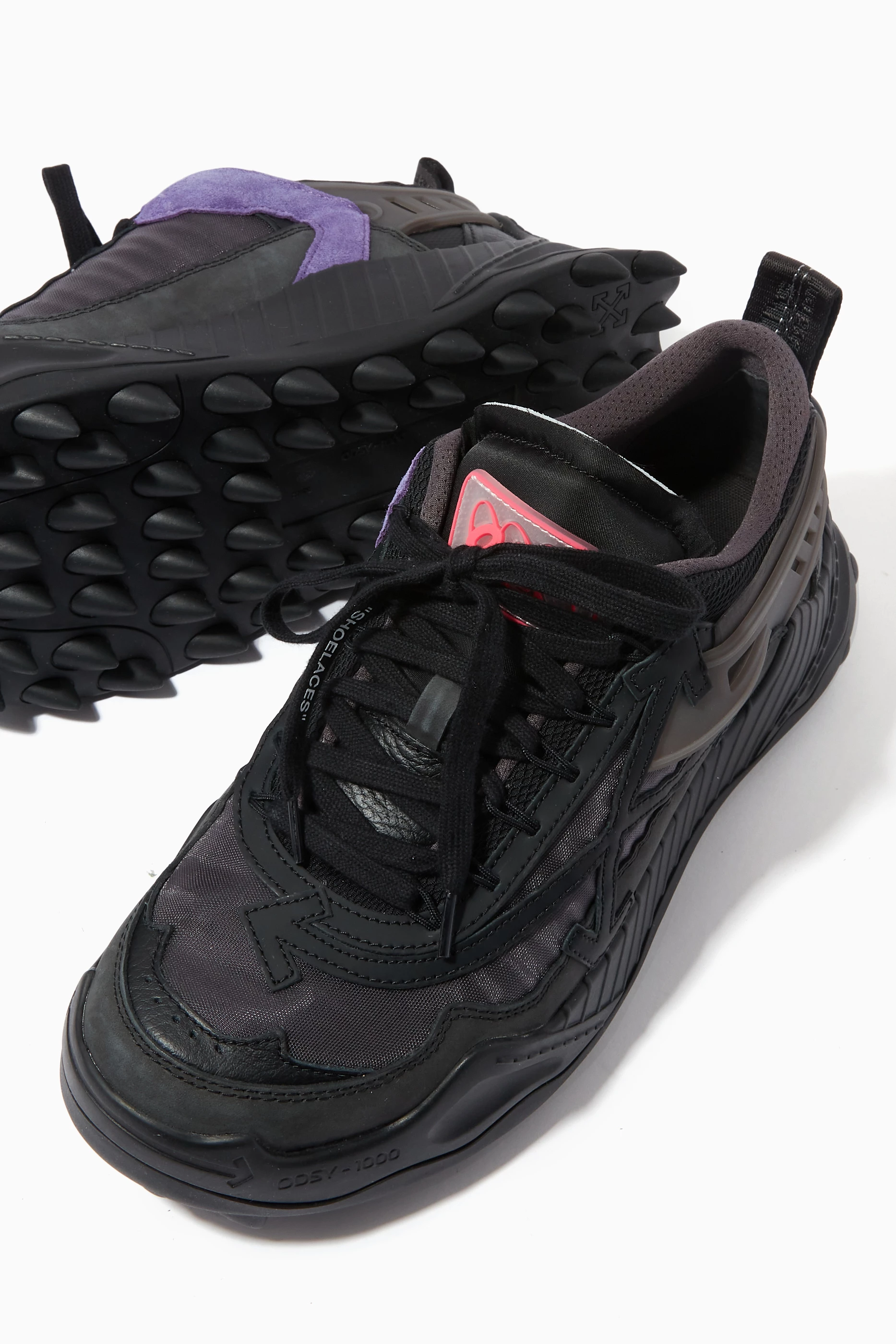 Off White Odsy Black Buy Off-White Black ODSY-1000 Sneakers In