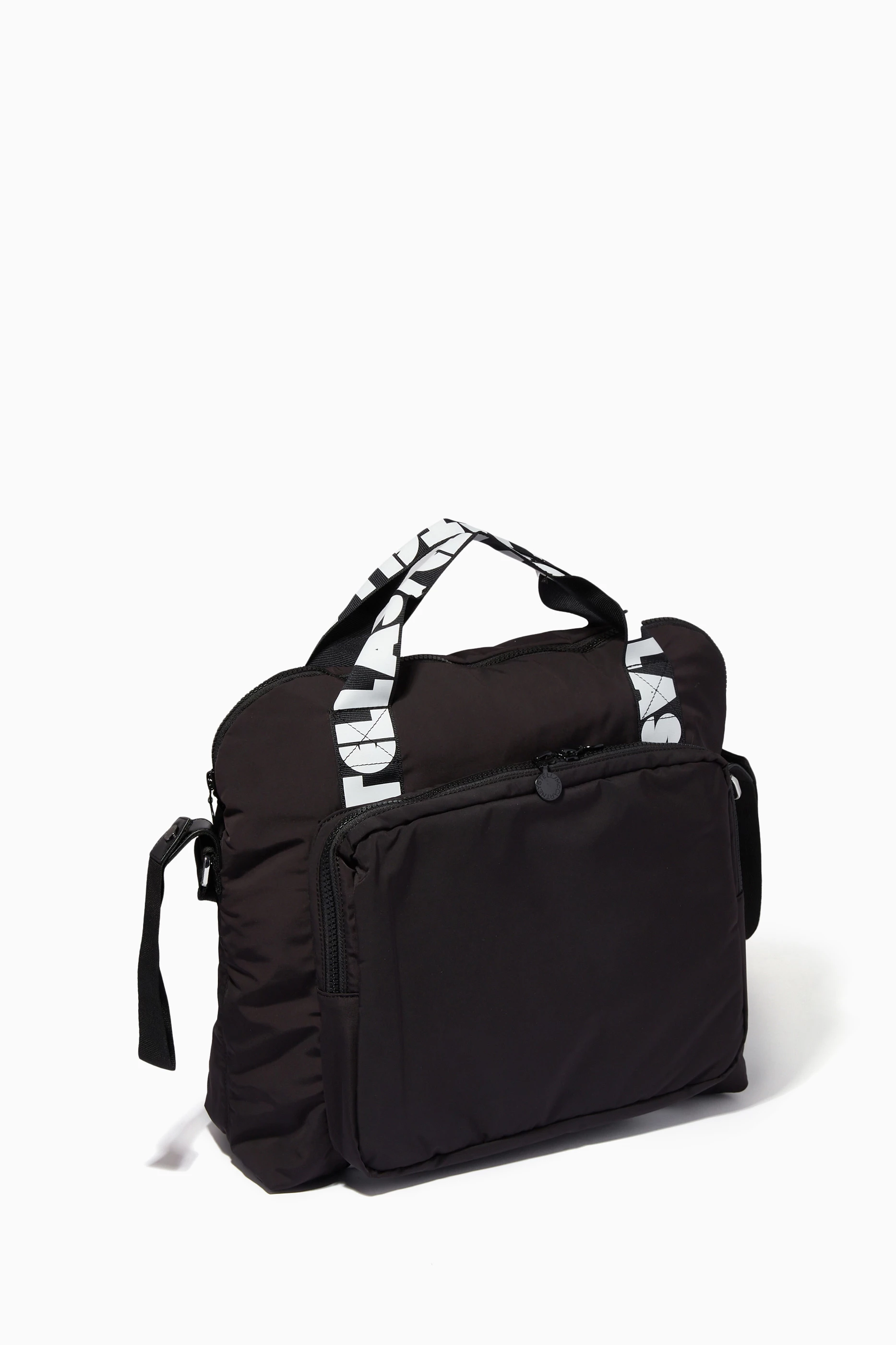 Buy Stella McCartney Black Logo Trim Diaper Bag in Technical Fabric For Baby Boys Online Ounass Saudi