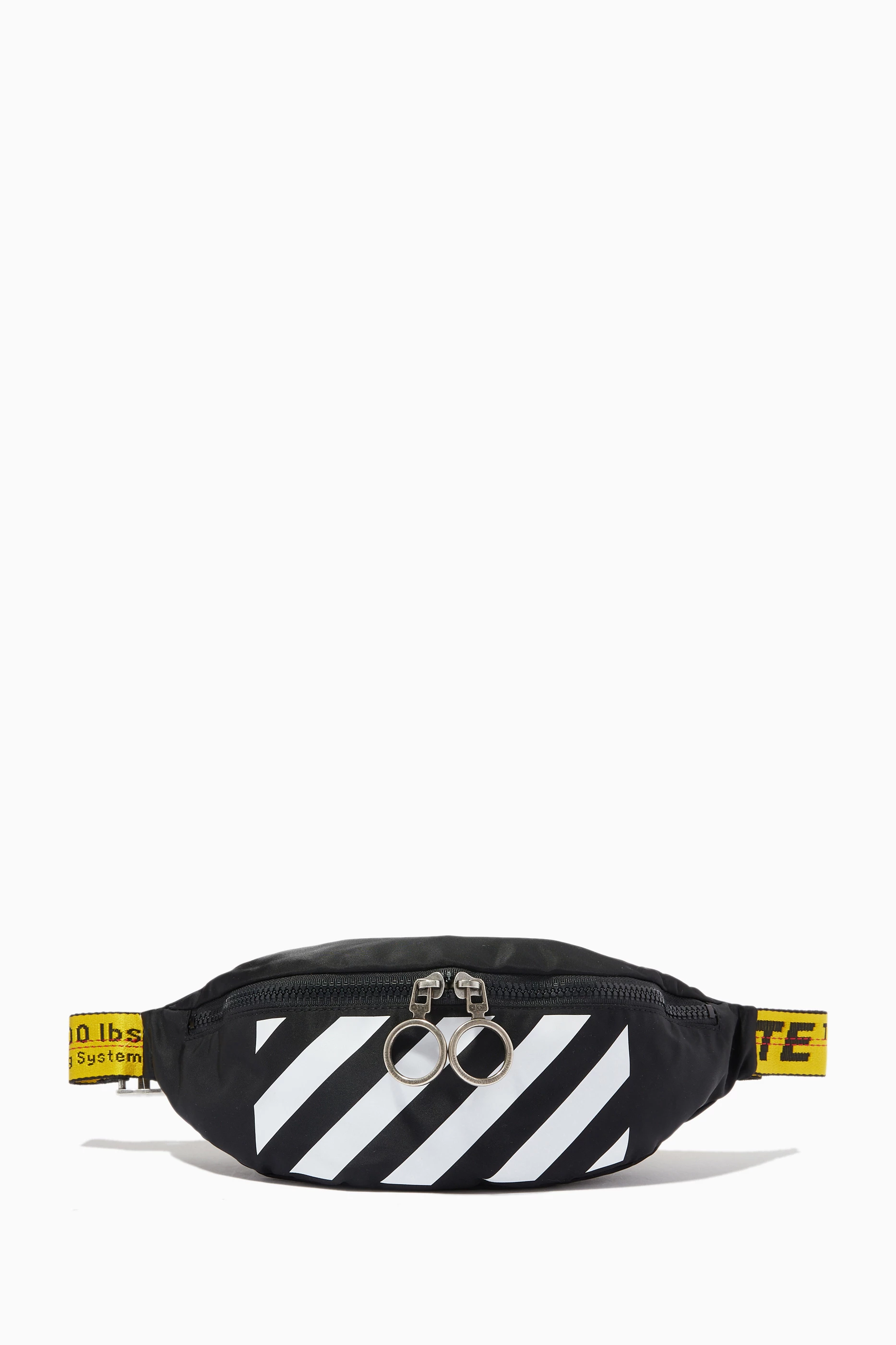 Off white industrial belt bag store