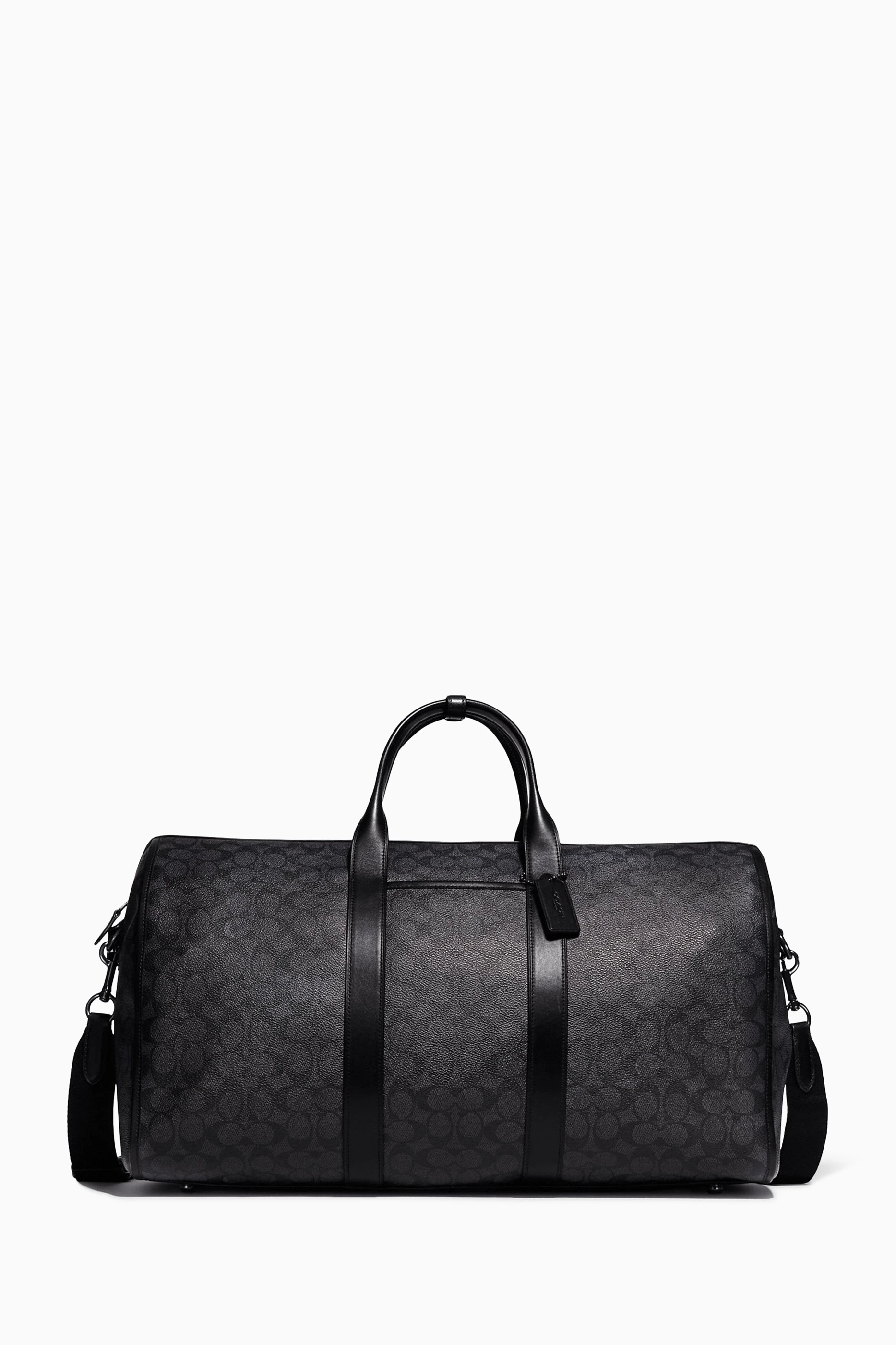 Buy Coach Black Gotham Duffle Bag in Signature Canvas For Men Online Ounass Saudi