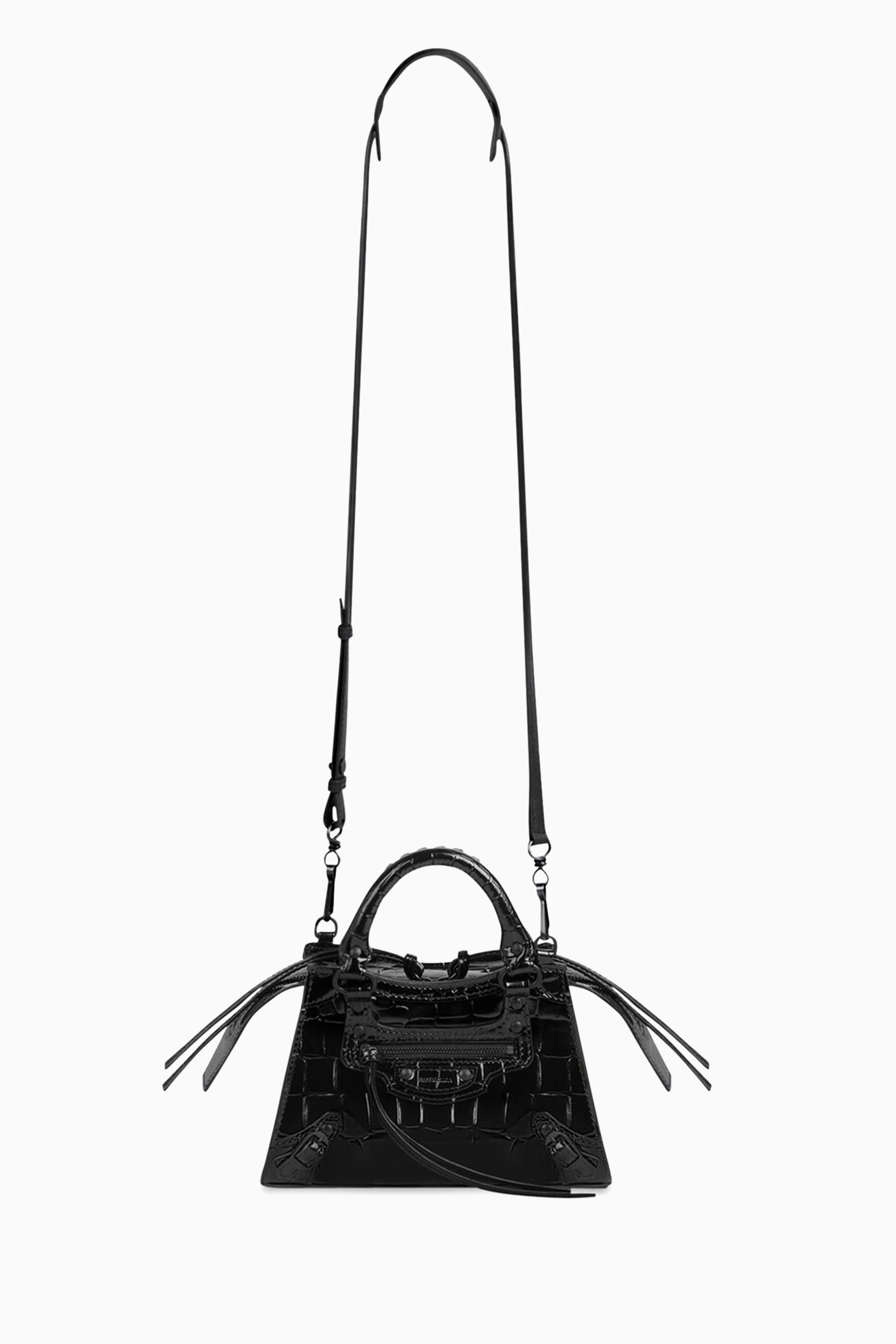Buy Balenciaga Black Neo Classic Small Top Handle Bag in