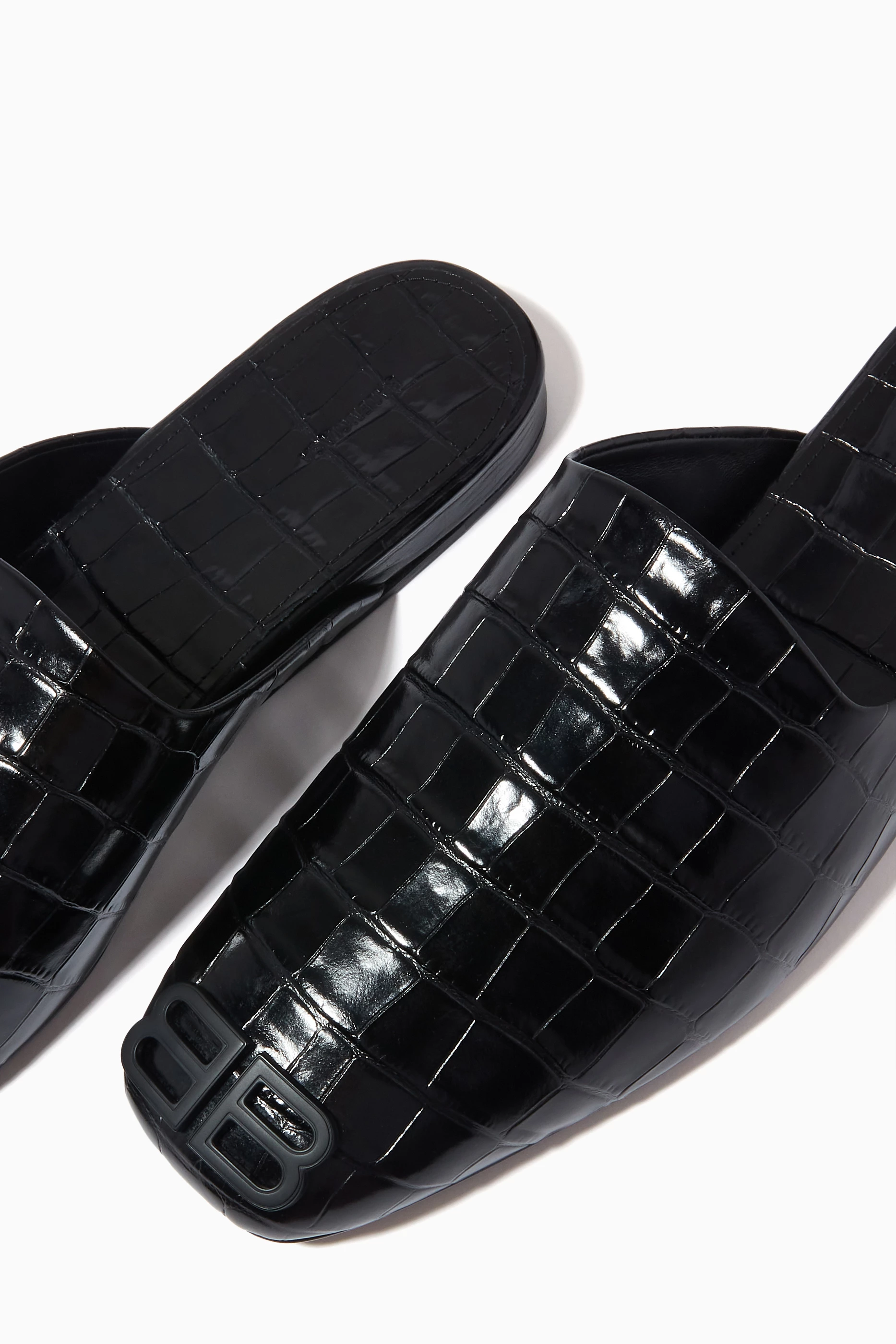 Balenciaga leather mules new arrivals