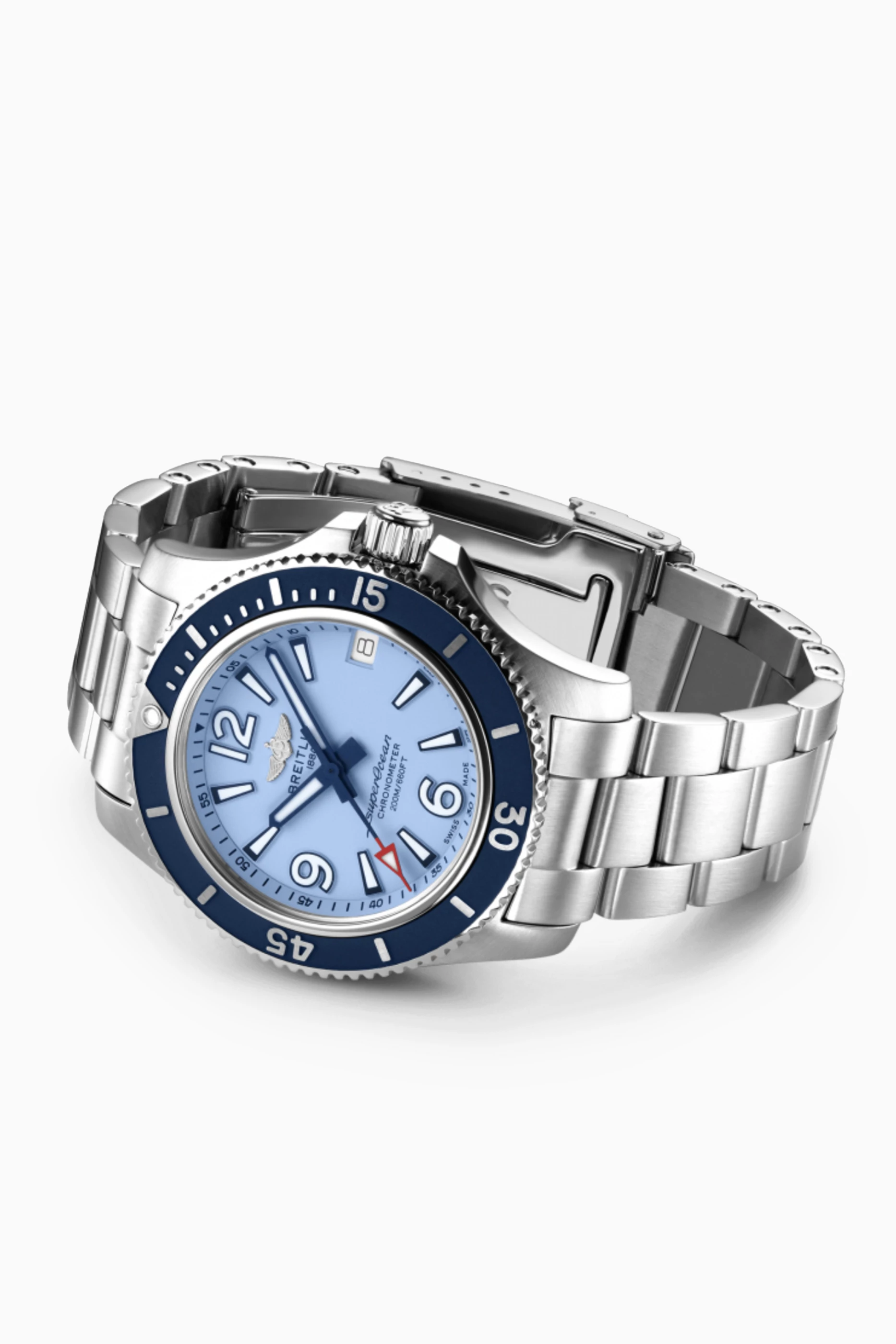 Buy Breitling Blue Superocean Automatic 36 For Women Online Ounass Saudi