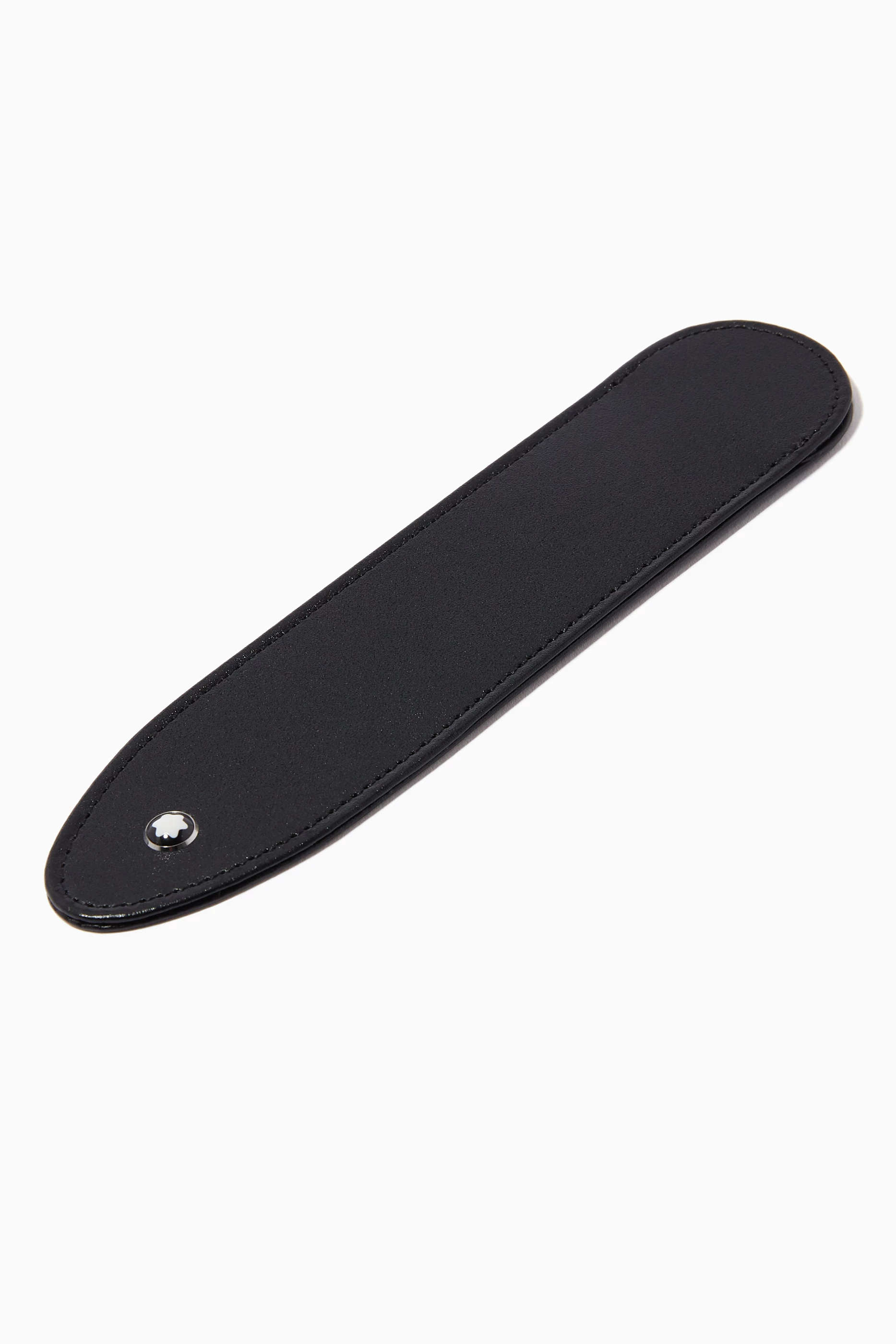Buy Montblanc Black Meisterstuck 1 Pen Sleeve in Leather For Men Online Ounass Saudi