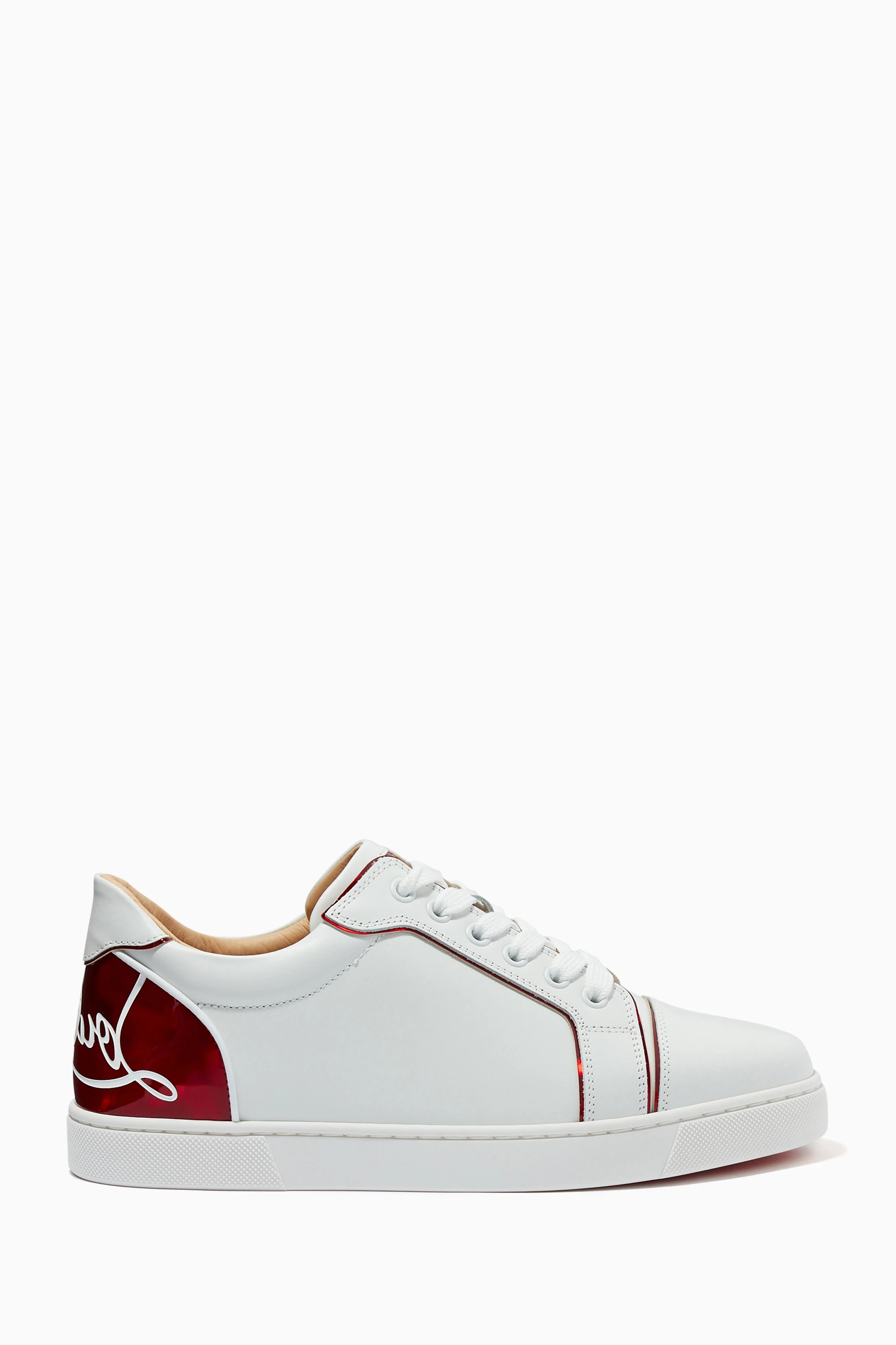 Buy Christian Louboutin Multicolour Fun Vieira Sneakers in Psychic Loubi Leather For Women Online Ounass Saudi