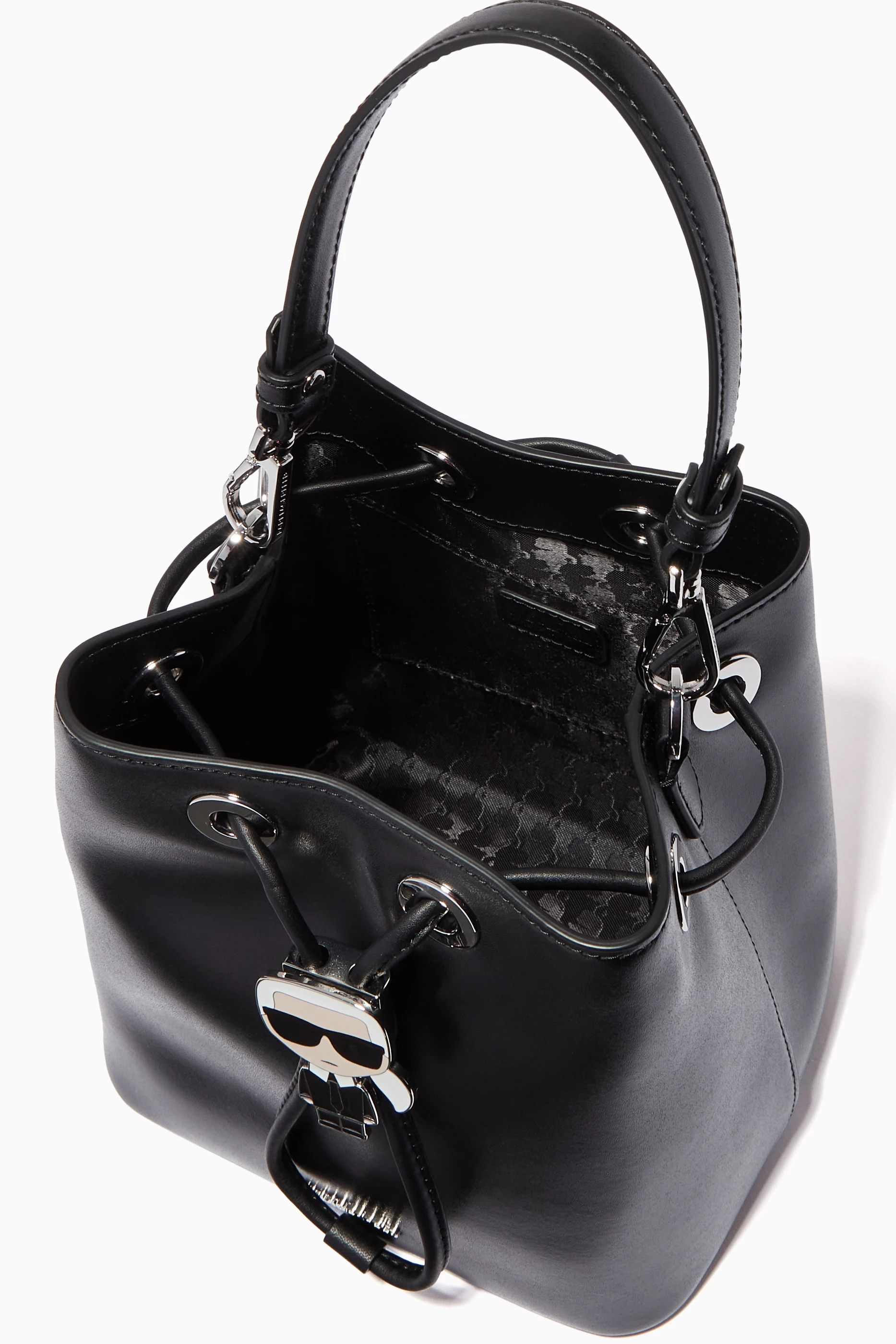 Karl lagerfeld ikonik bucket bag hotsell