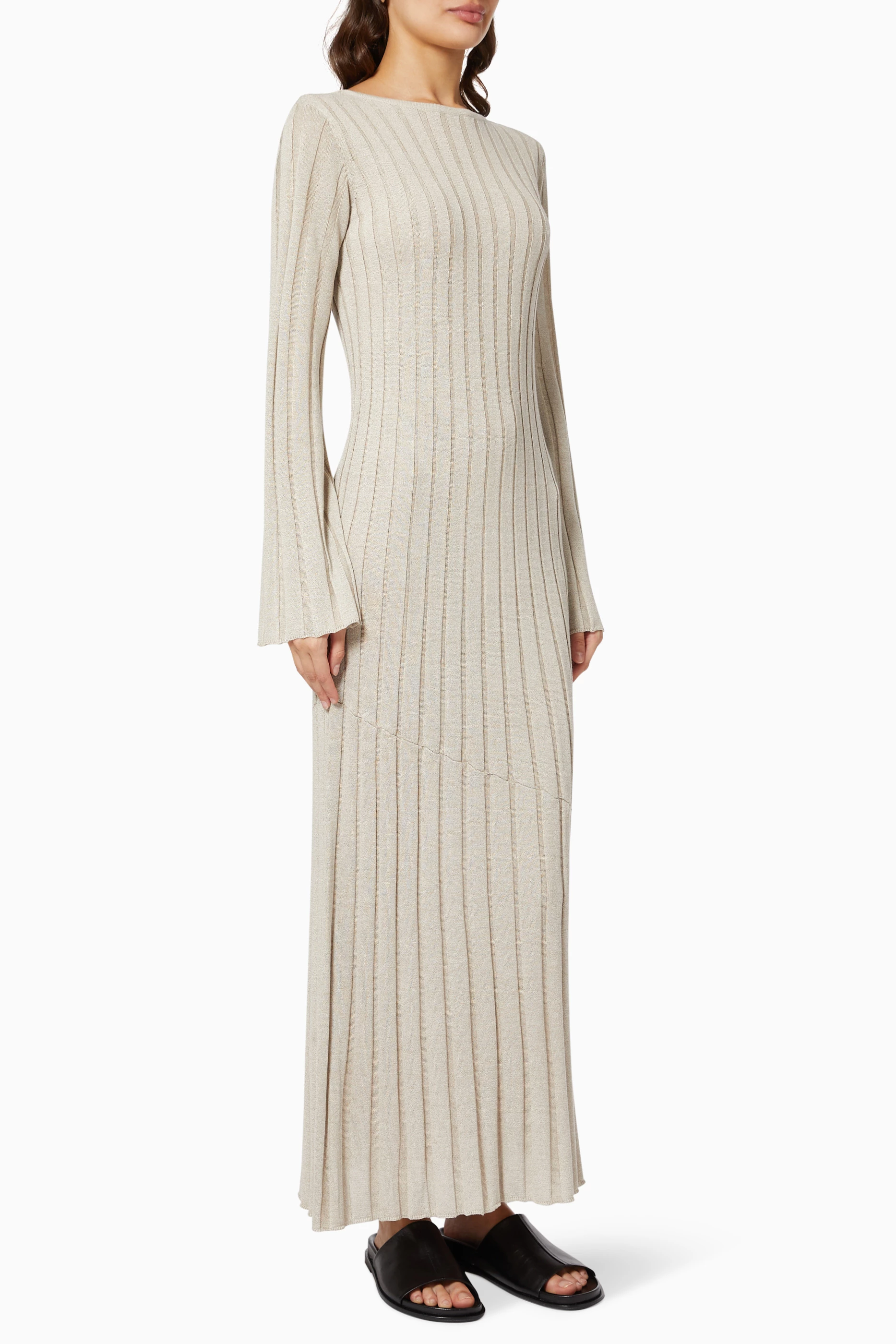 sir the label long sleeve knit dress Celestino Long Sleeve Dress | Blue Sea
