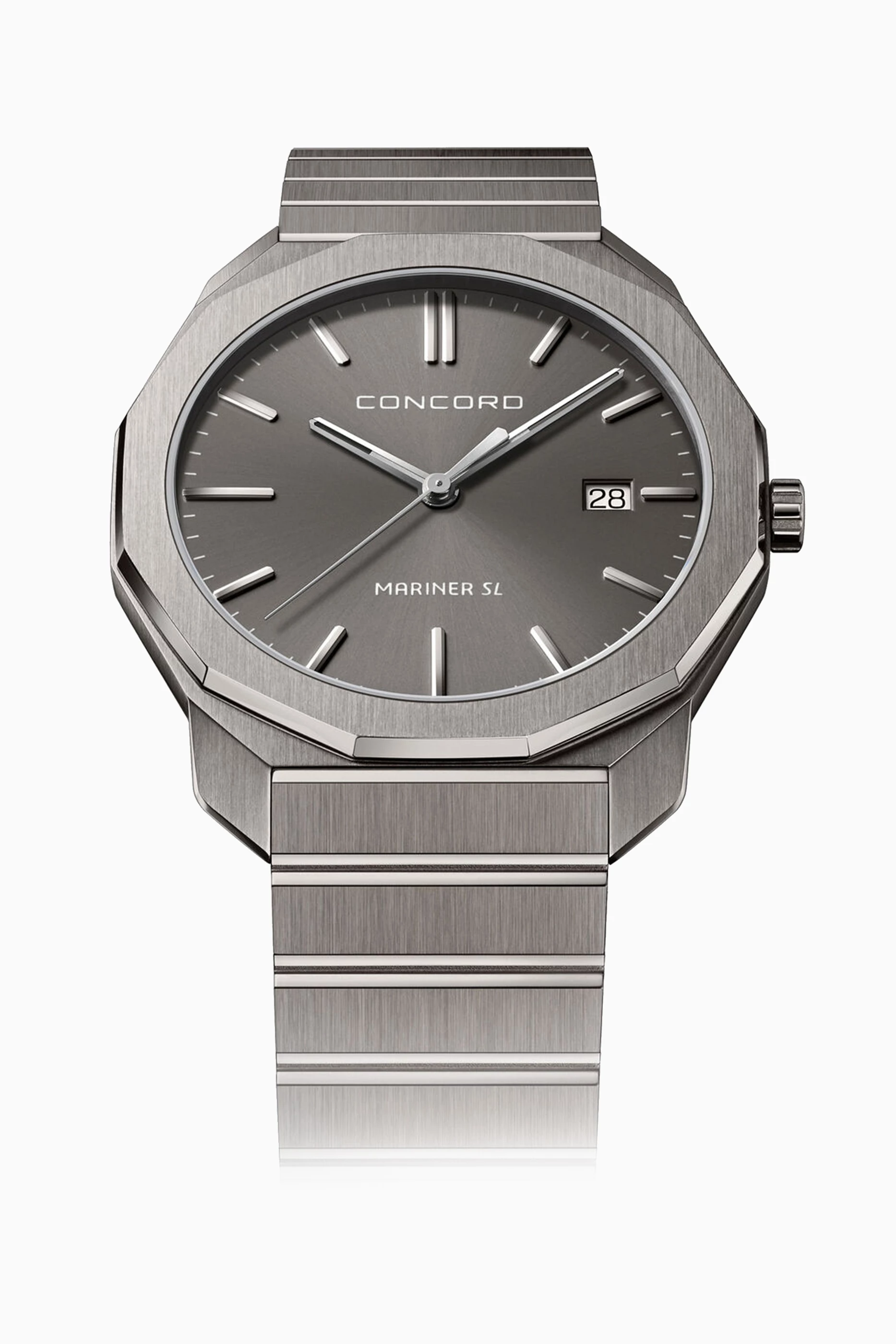 Buy Concord Silver Mariner SL Quartz Watch For Men Online Ounass Saudi