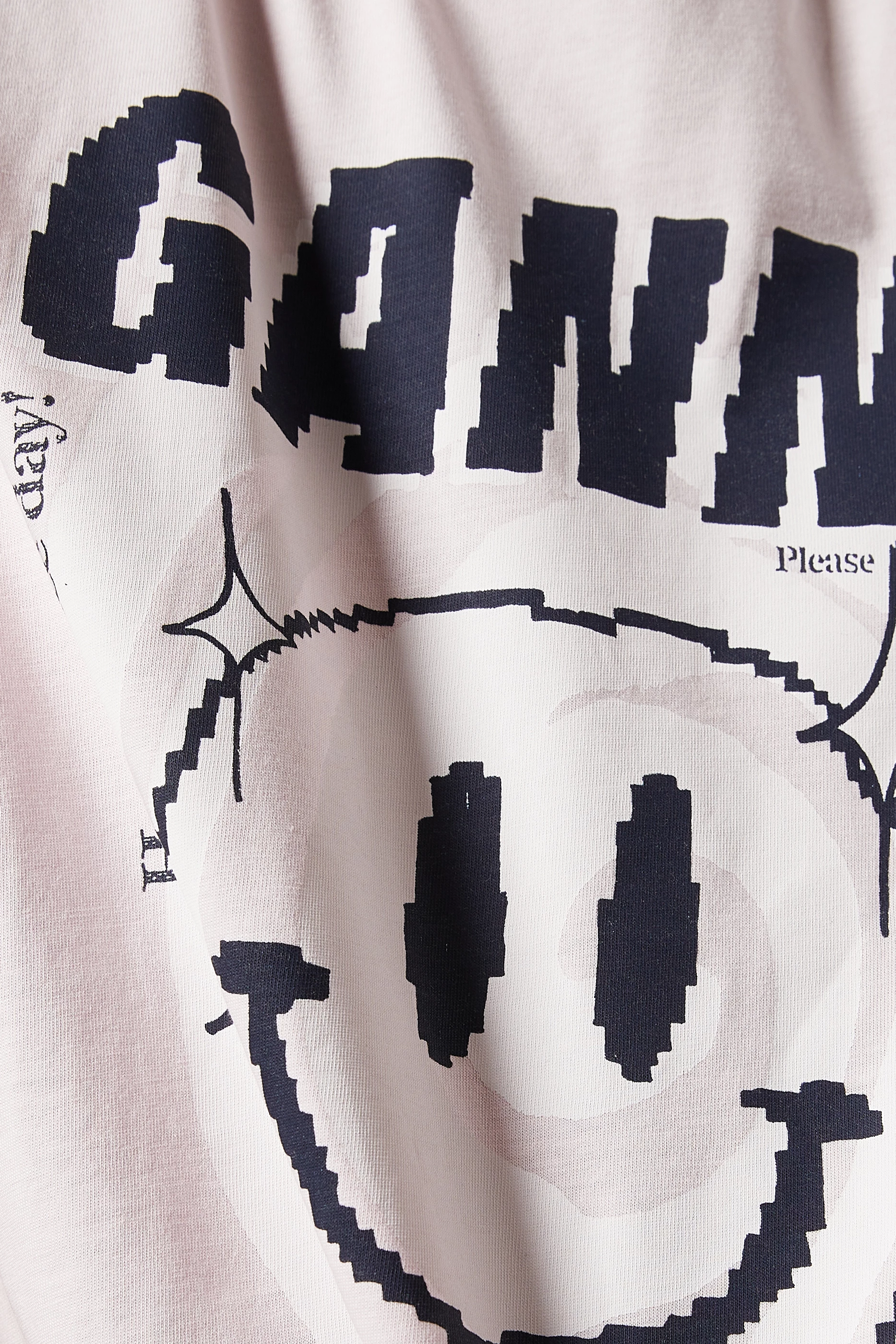 Buy Ganni Purple Love Club T-shirt in Organic Cotton Jersey For