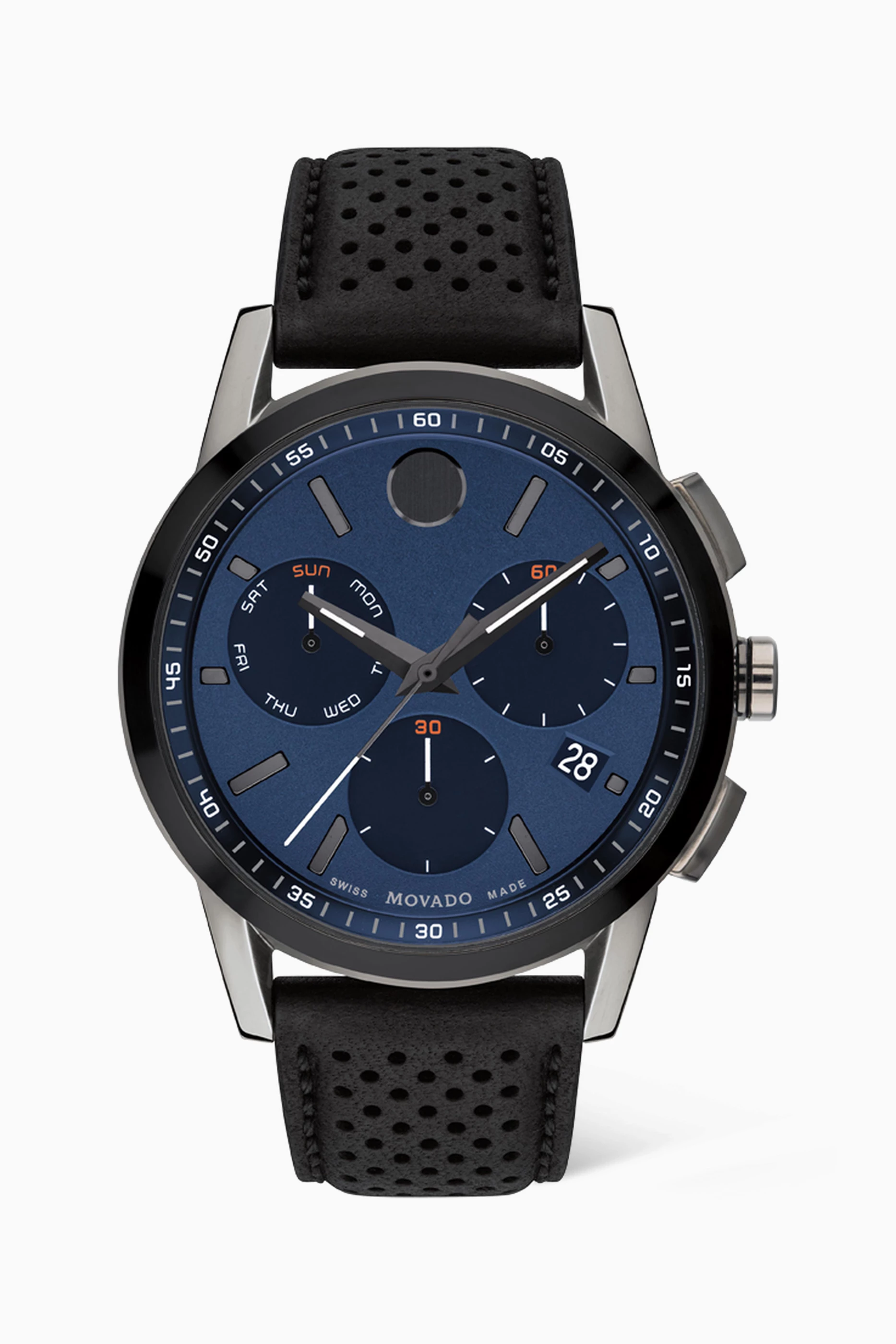 Buy Movado Blue Museum Sport Chronograph Watch 43mm For Men Online Ounass Saudi