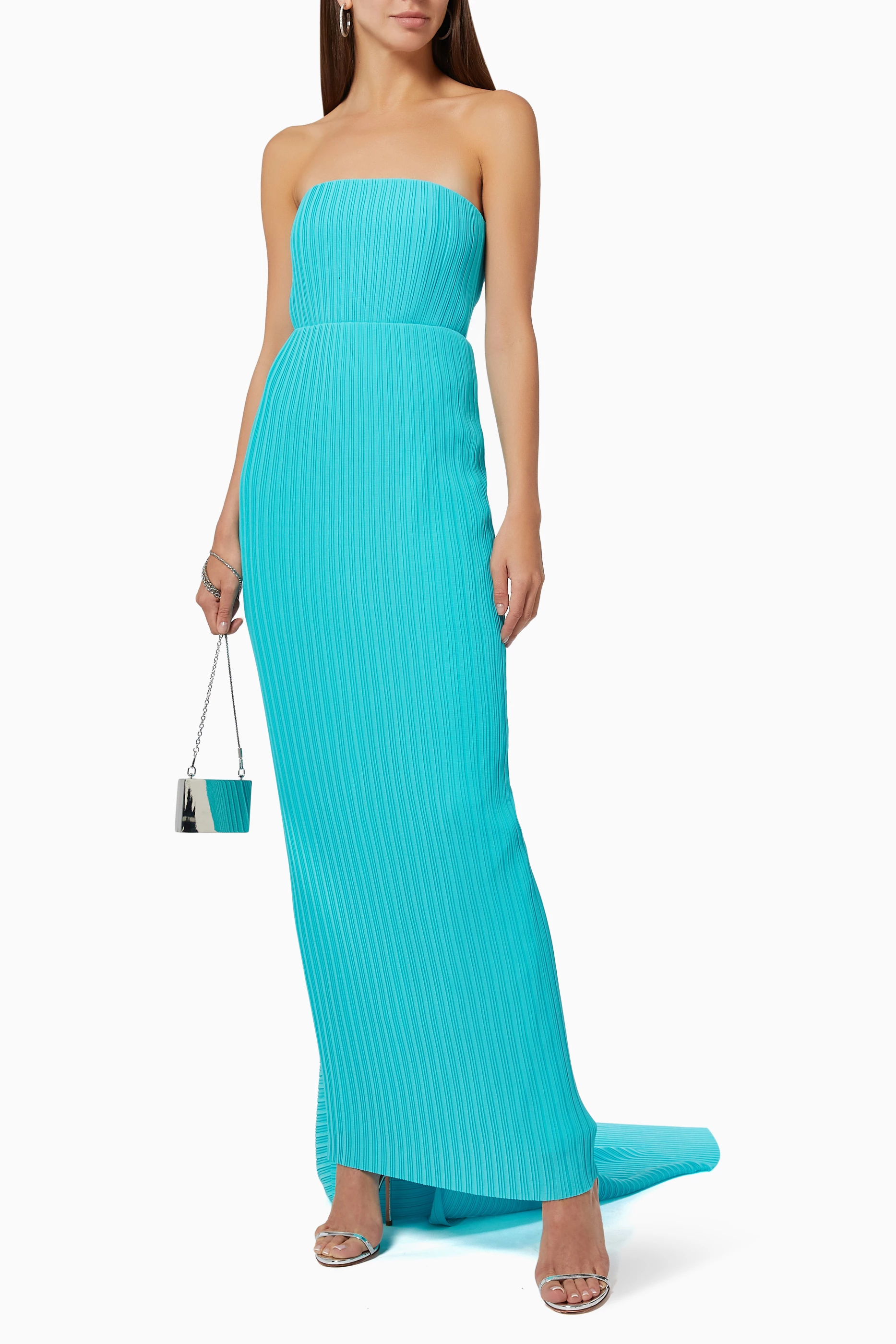 Buy Solace London Blue Harlee Maxi Dress For Women Online | Ounass Saudi