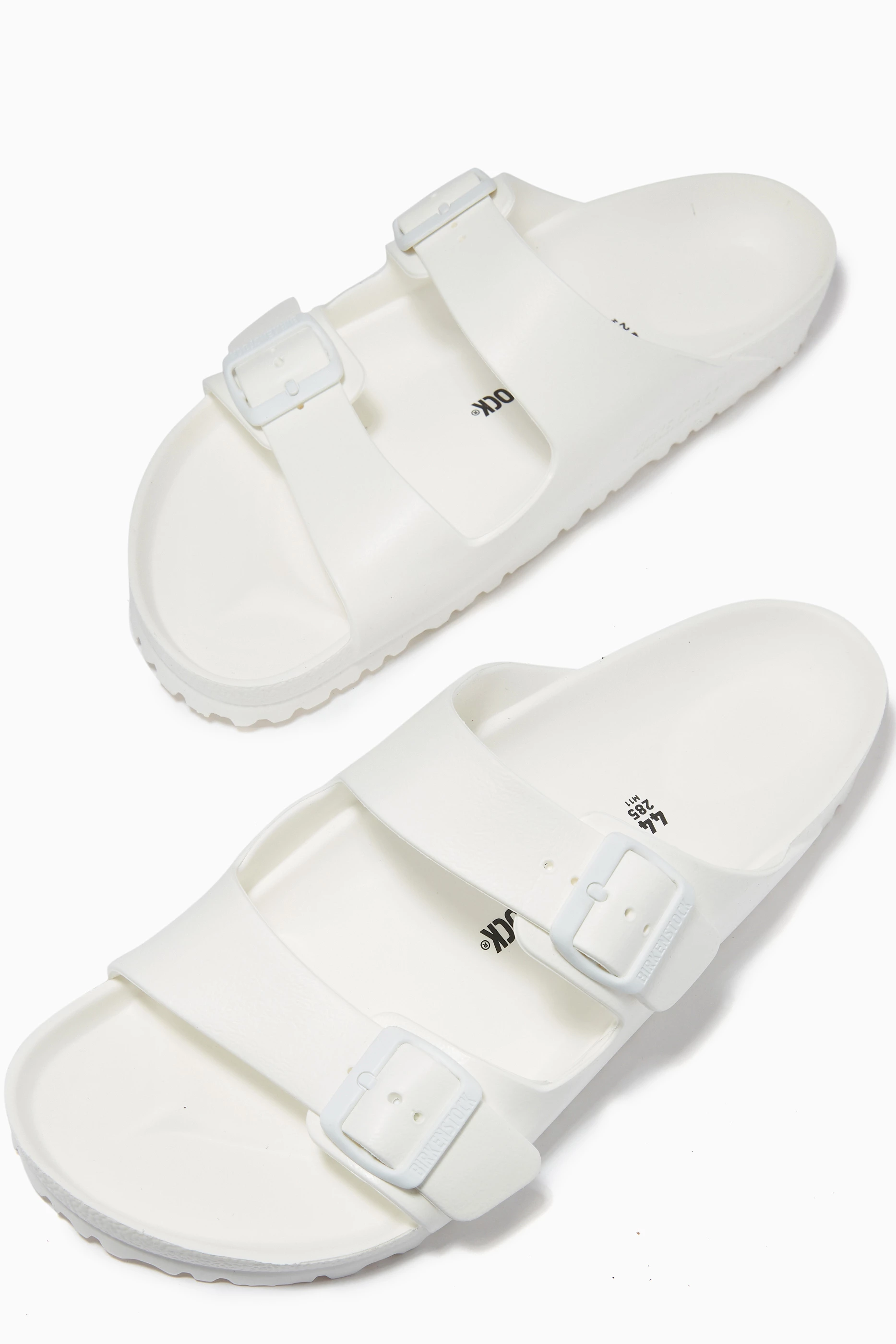Buy Birkenstock White Arizona Essentials Sandals in EVA For 