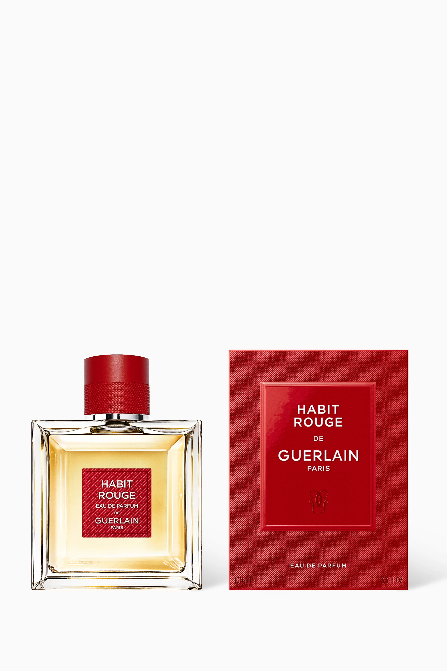 Buy Guerlain Habit Rouge Eau de Parfum, 100ml For Men Online