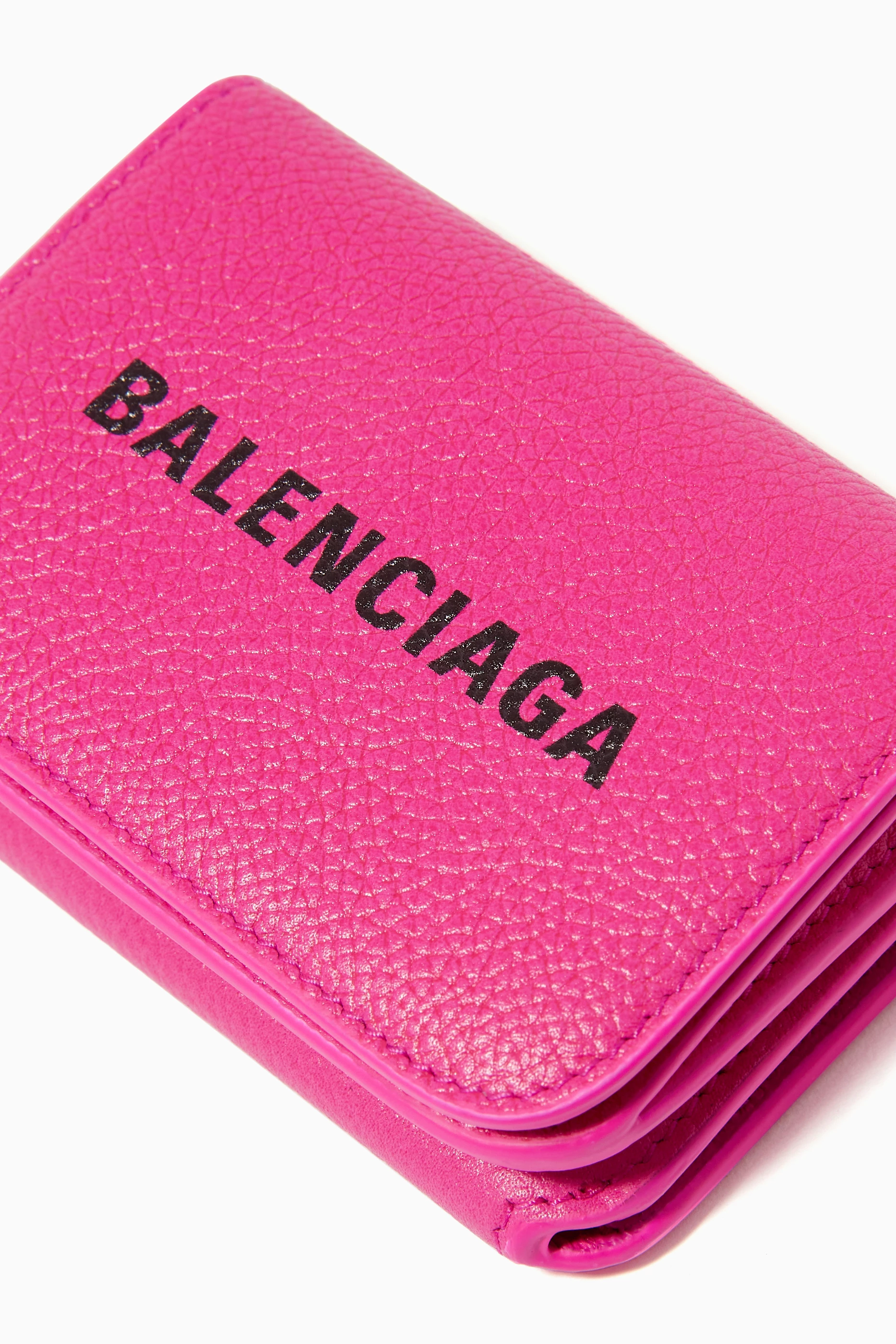 Buy Balenciaga Pink Cash Mini Wallet on Chain in Calfskin For Women Online Ounass Saudi
