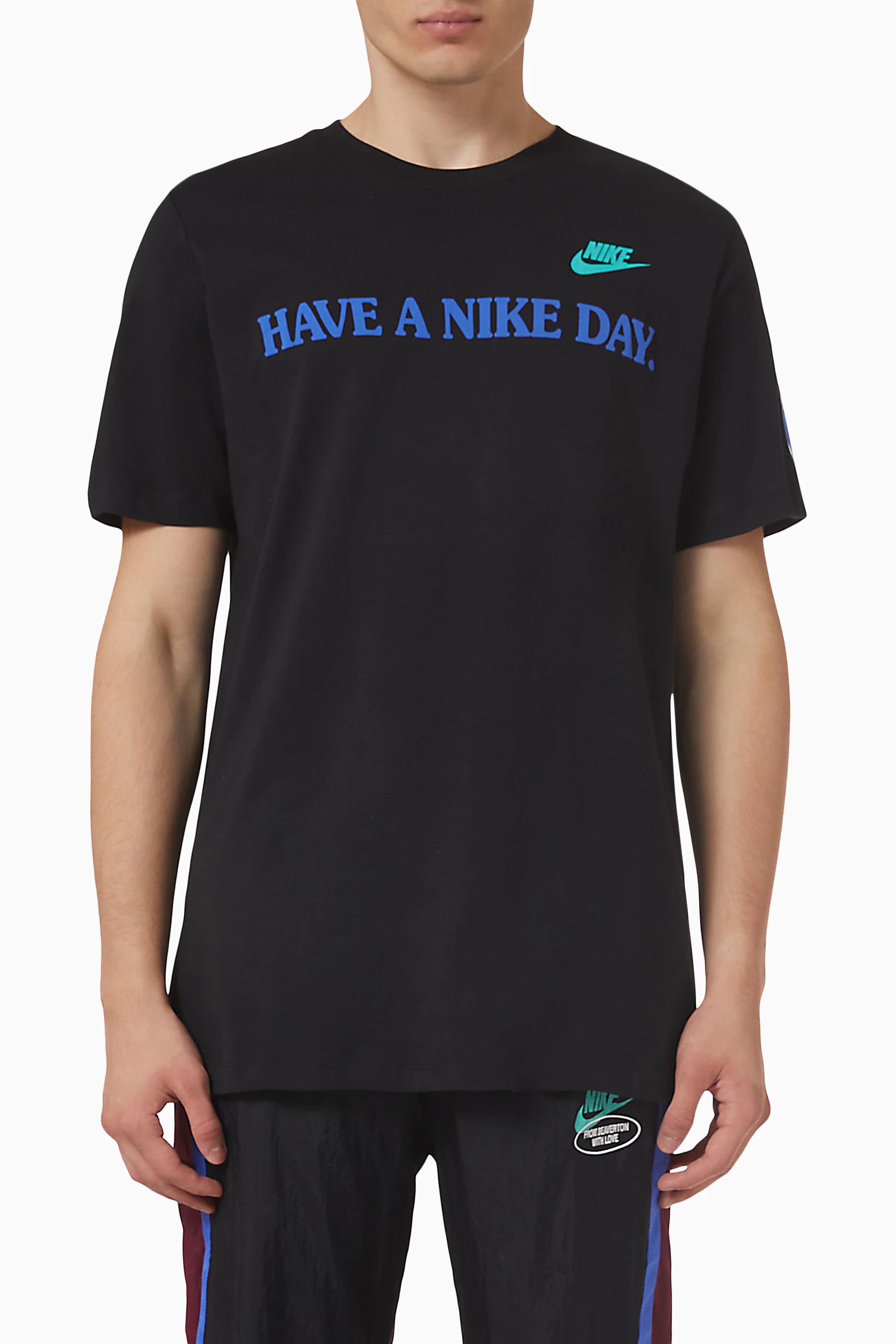 Buy Nike Black Have A Nike Day T shirt in Cotton For Men Online Ounass Saudi