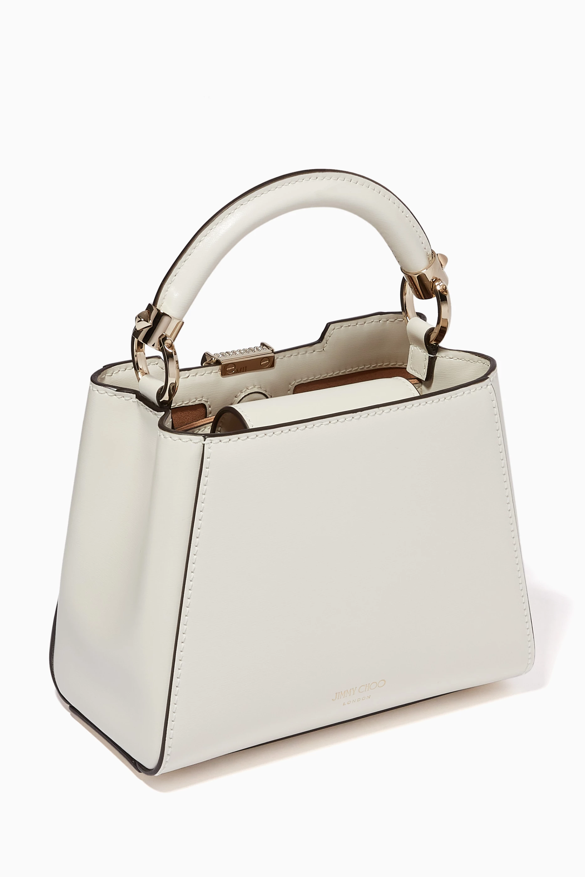 バッグ JIMMY CHOO Varenne Top Handle M Jimmy Choo Varenne Top Handle Bag