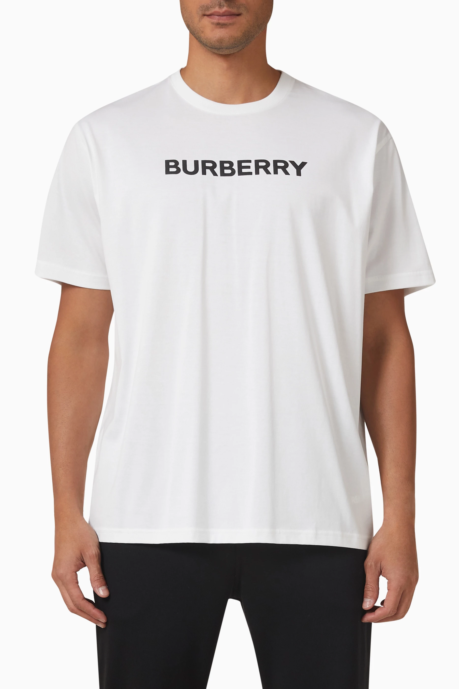 Burberry white t shirt deals