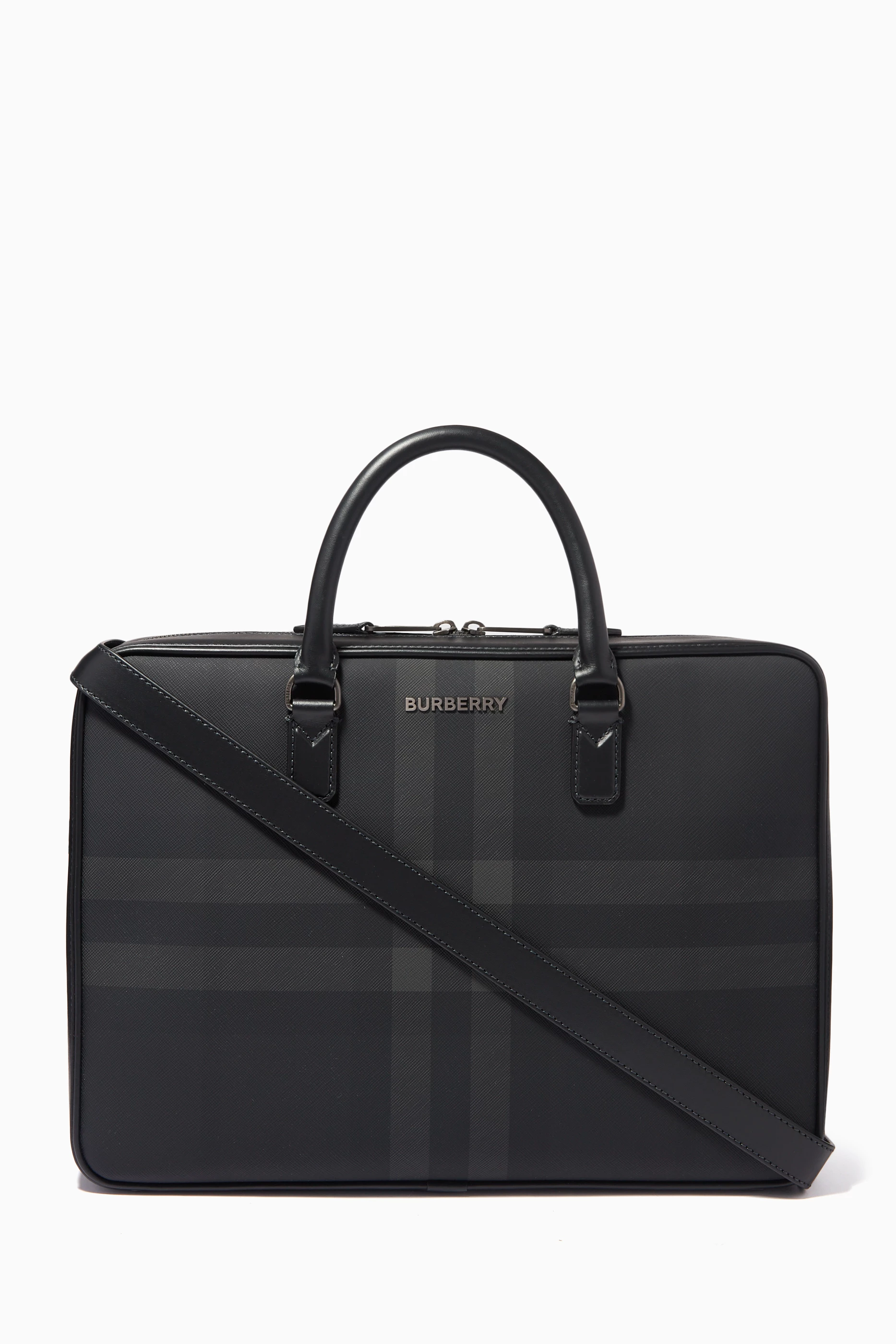 Burberry london leather briefcase outlet
