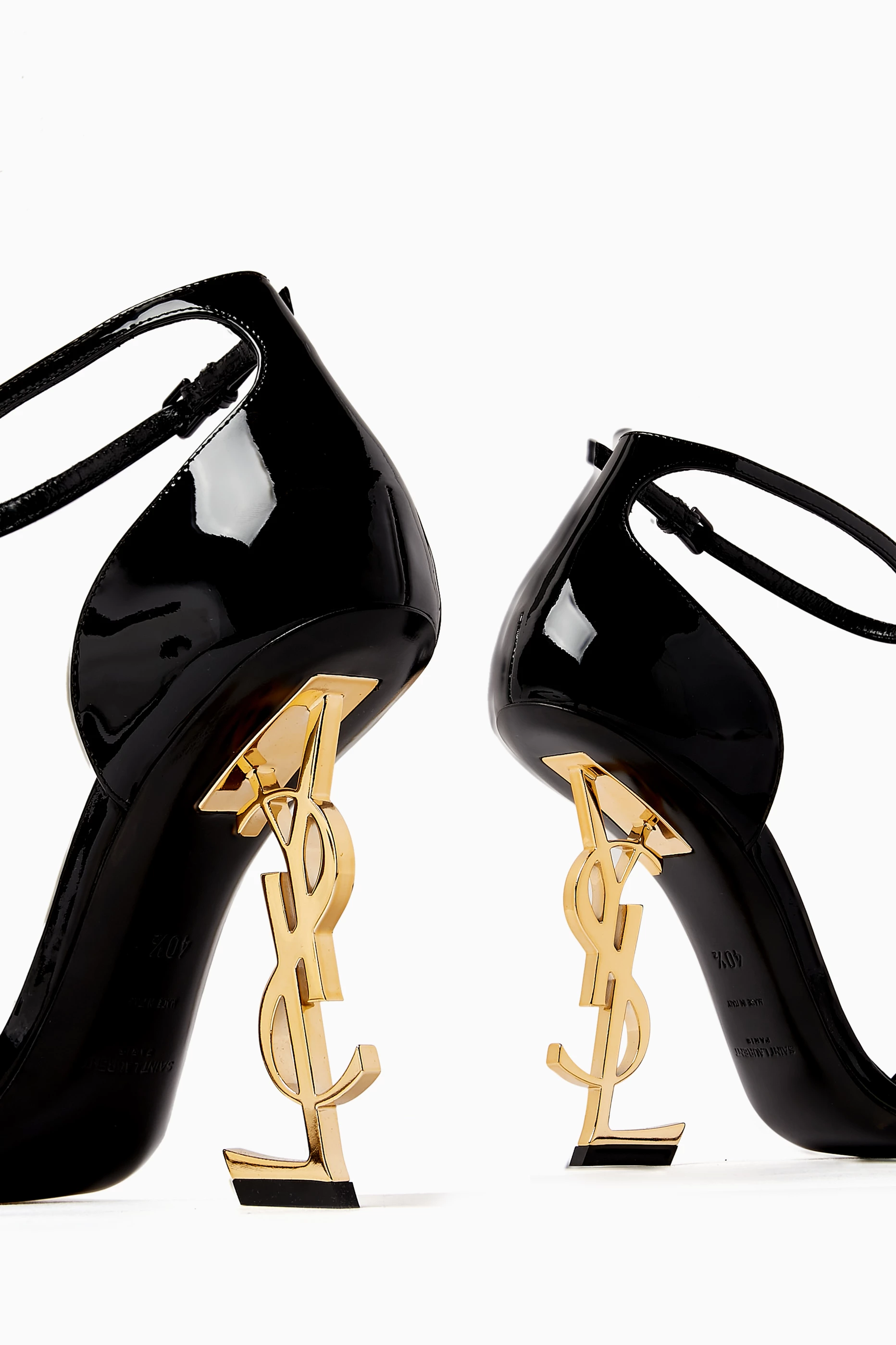 Saint laurent black opyum 110 patent leather pumps new arrivals