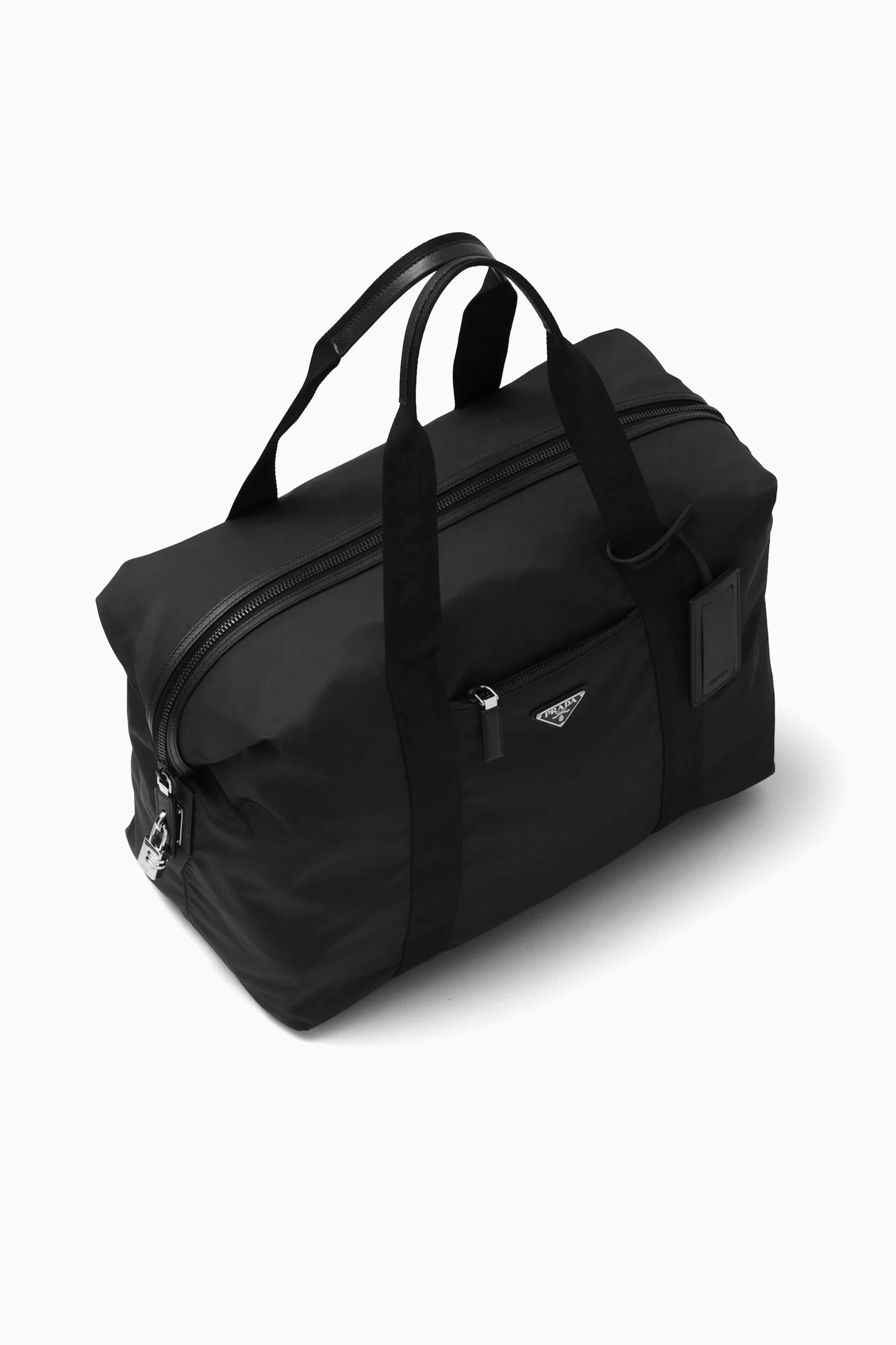 Prada Weekender Duffle Bag Prada Leather Duffle Bag Black FARFETCH NO