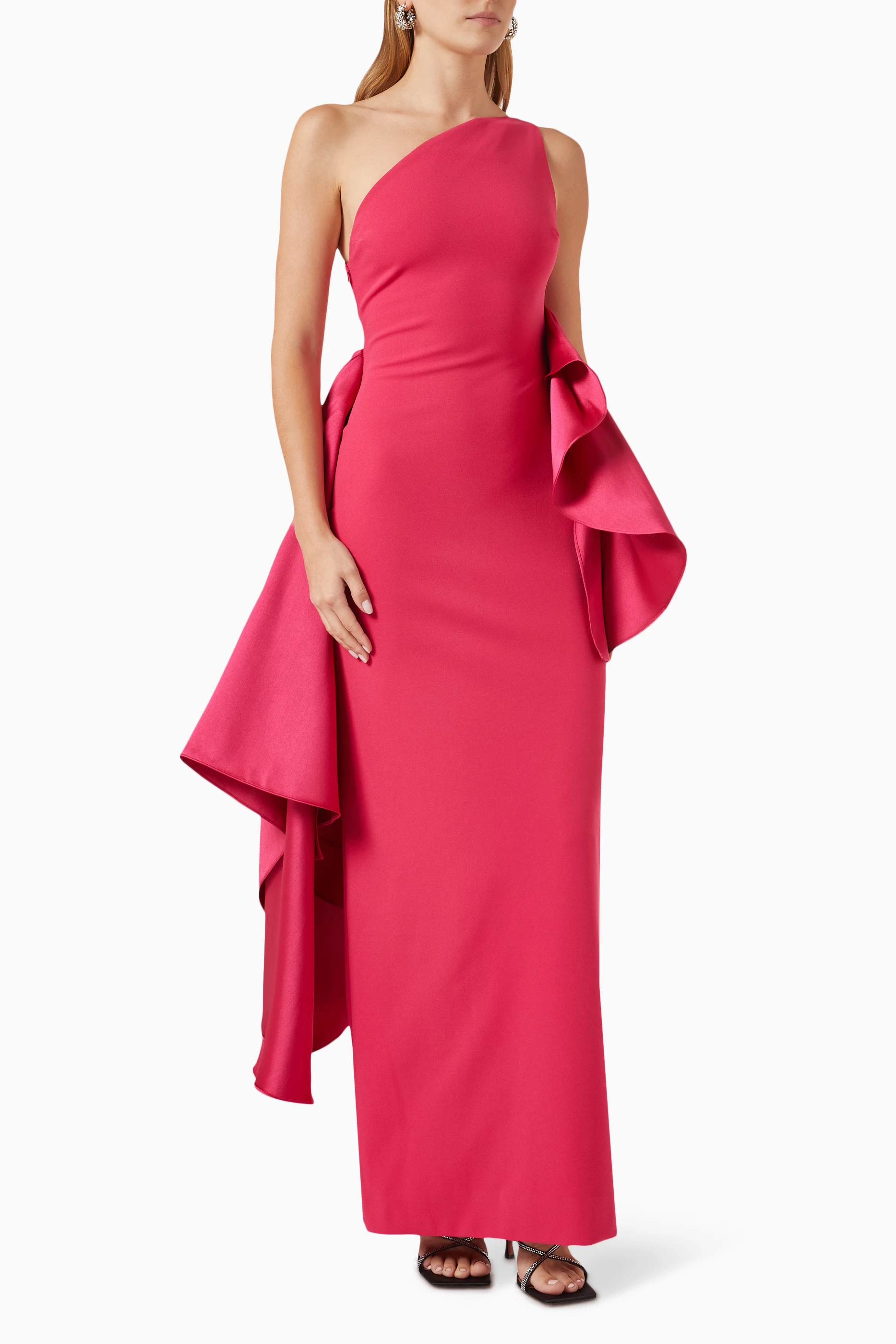 Solace London Acacia Maxi Dress ピンク サイズ8 【公式通販】