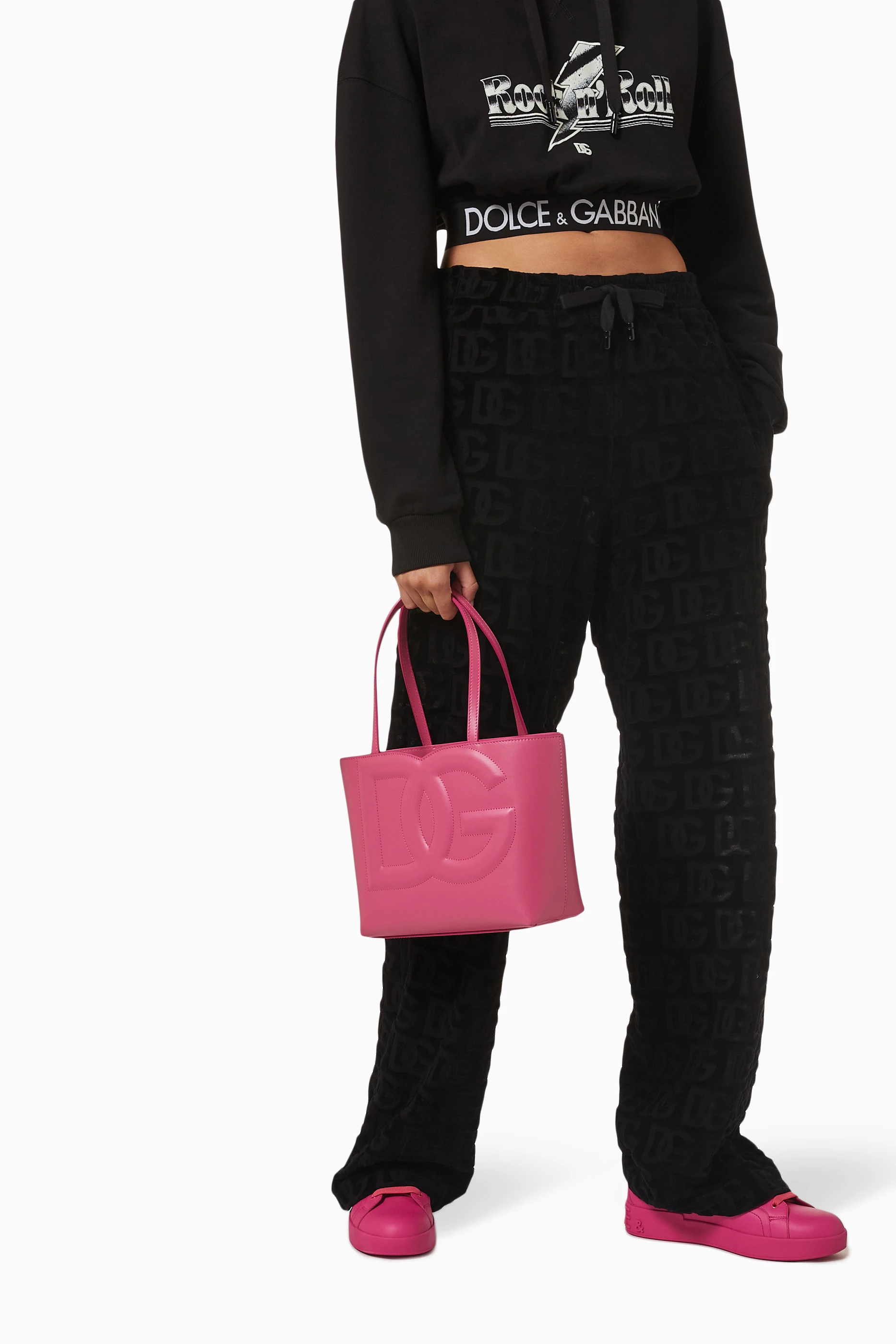 トートバッグ DOLCE & GABBANA Woman Tote bags Pink BB2274AI354 HA5KQ Dolce & Gabbana Canvas Shopping Bag in Pink | Lyst
