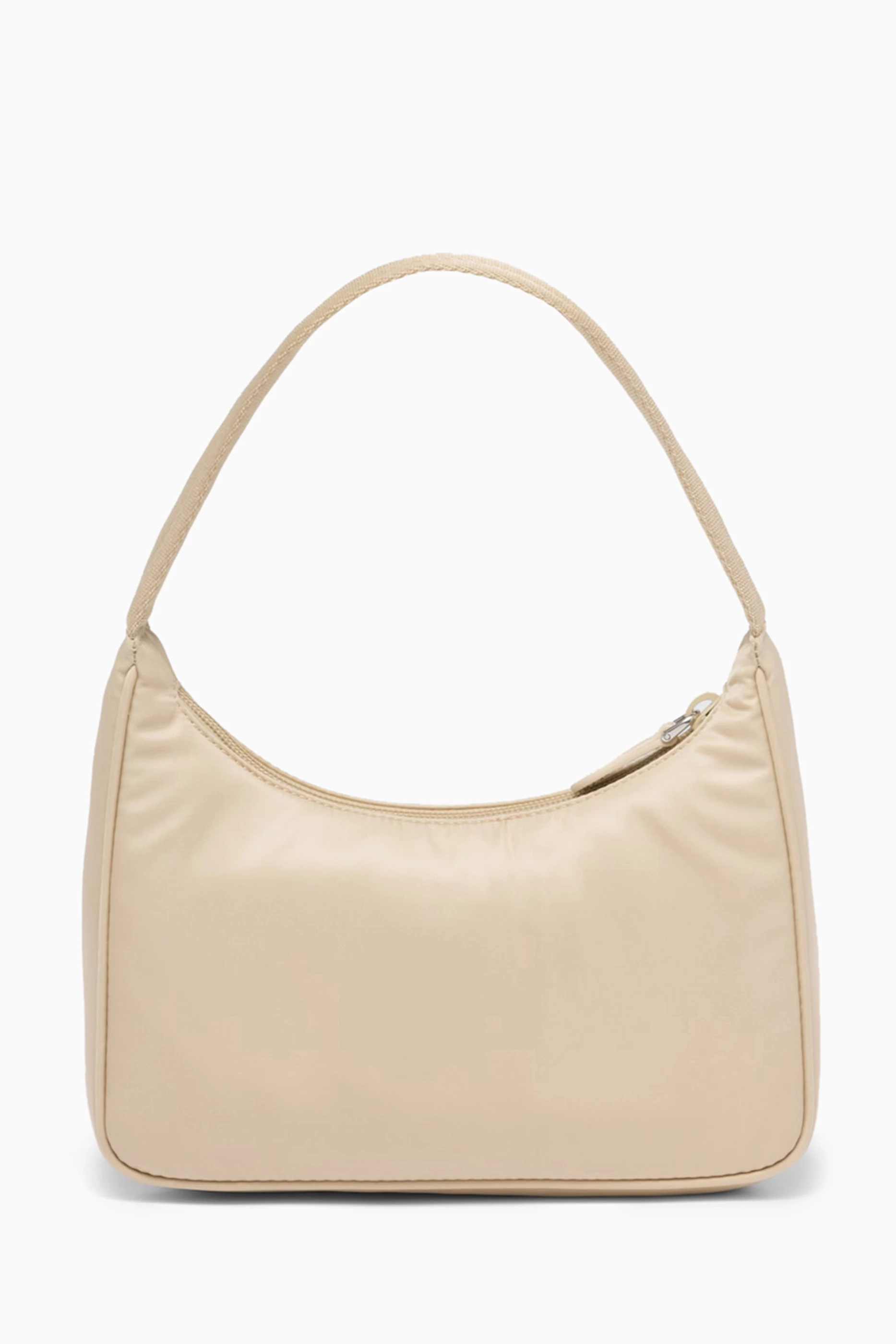 Prada Nylon Bag Prada Hobo Beige Prada Beige Tessuto Nylon Stencil