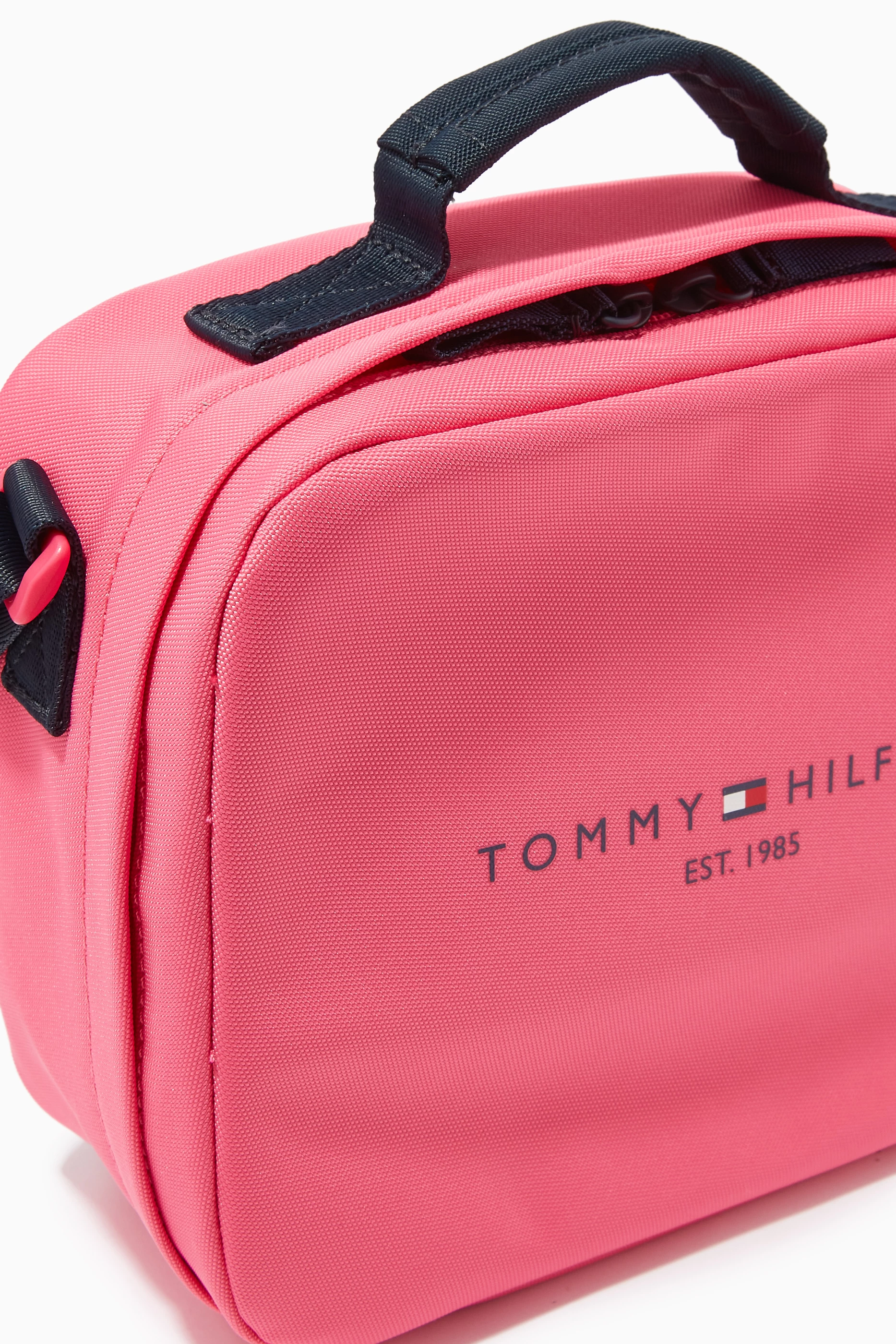 Buy Tommy Hilfiger Pink TH Established Lunch Box Bag in Recycled Fabric For Girls Online Ounass Saudi