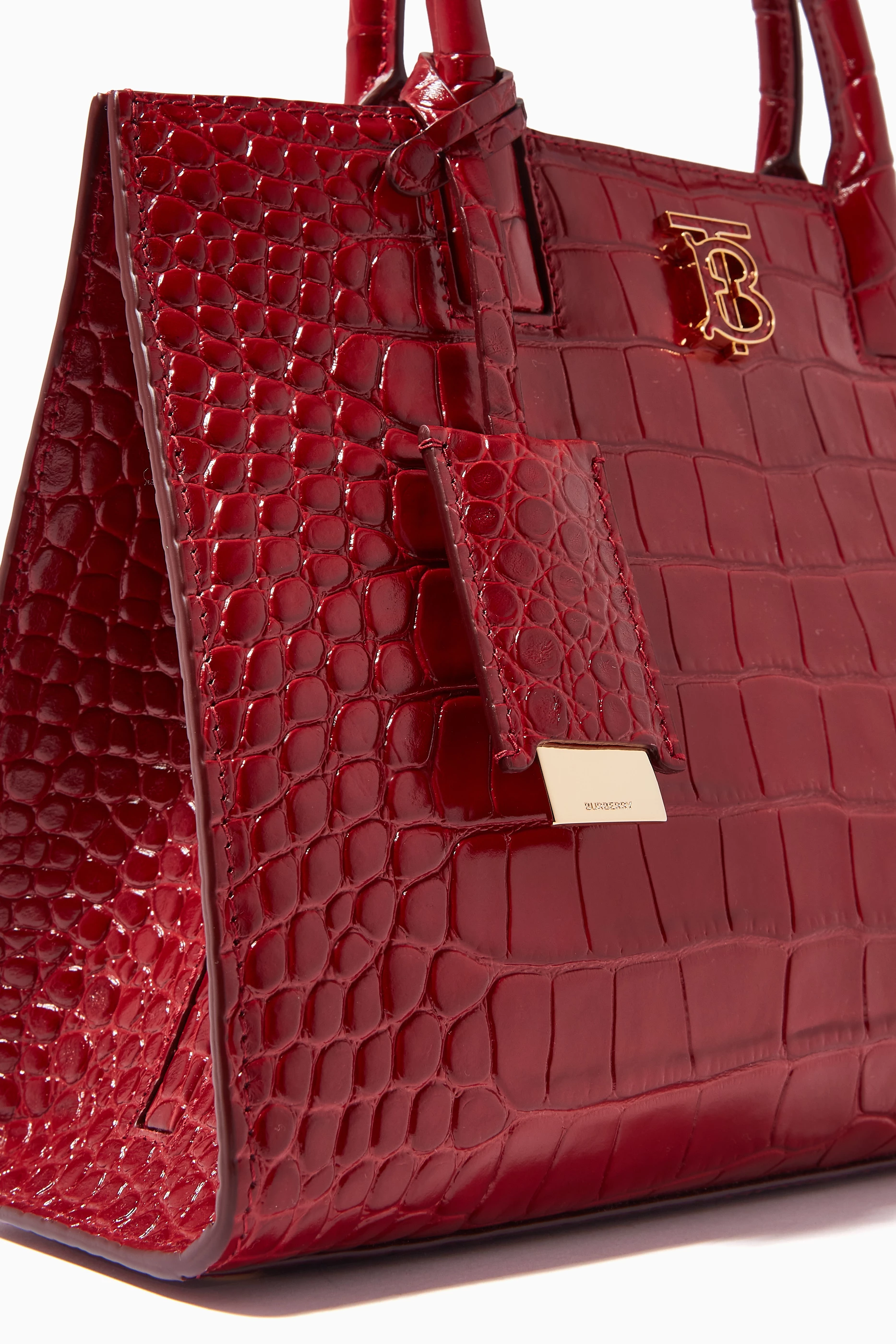 Burberry burgundy bag clearance