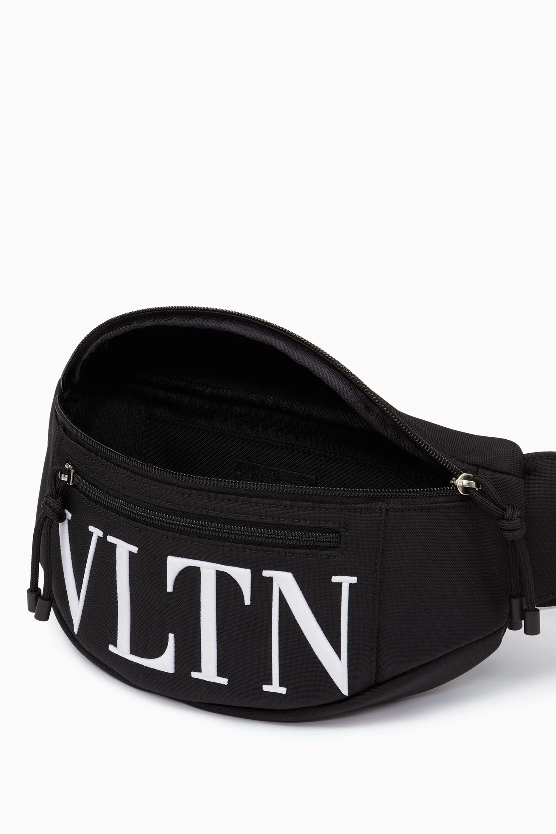 Buy Valentino Garavani Black Valentino Garavani VLTN Belt Bag in Nylon For Men Online Ounass Saudi