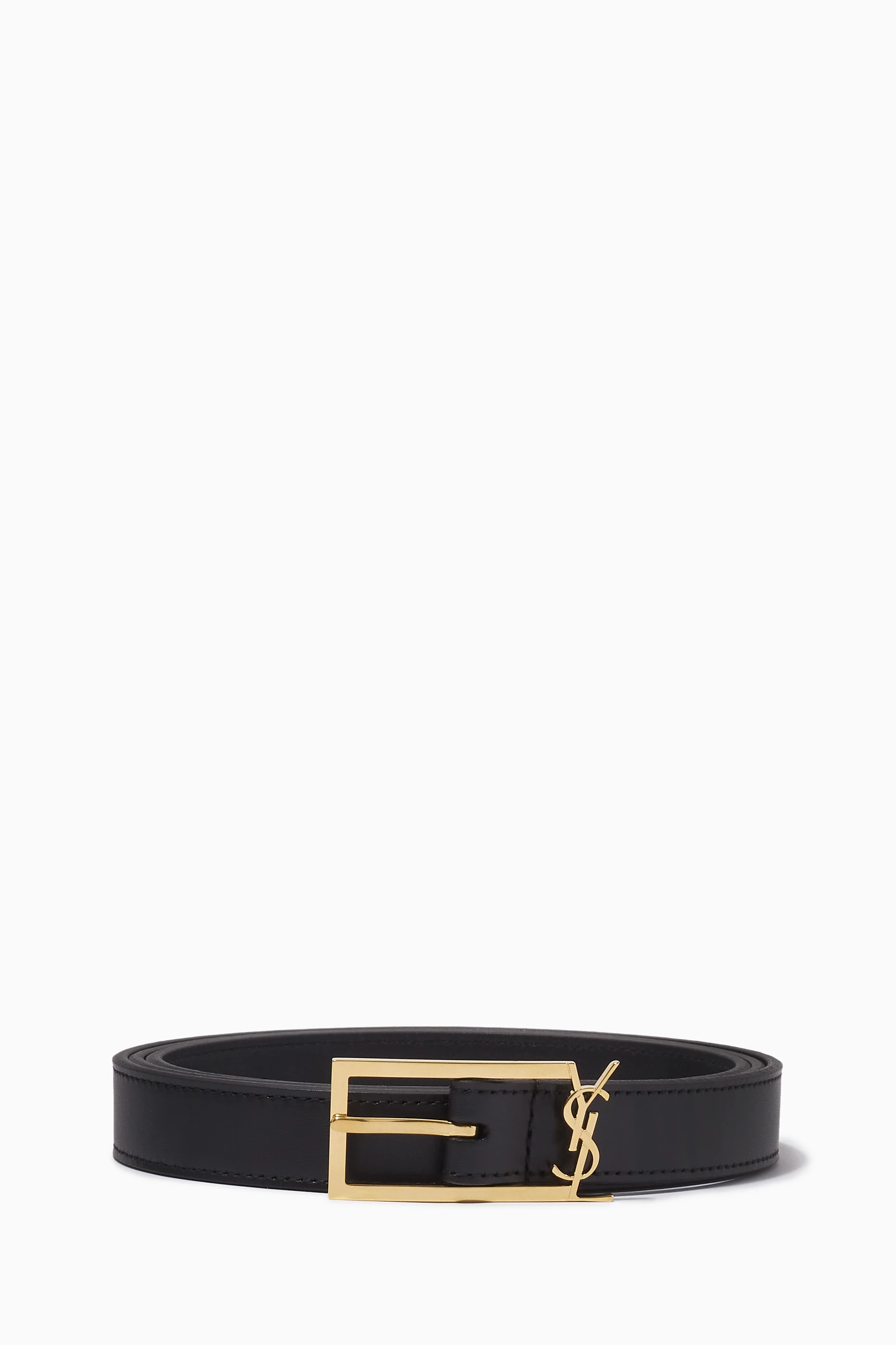 【関税&送料込】Saint Laurent Cassandre Belt In Smooth Leath Saint Laurent Cassandre Belt In Smooth Leather | Saks Fifth