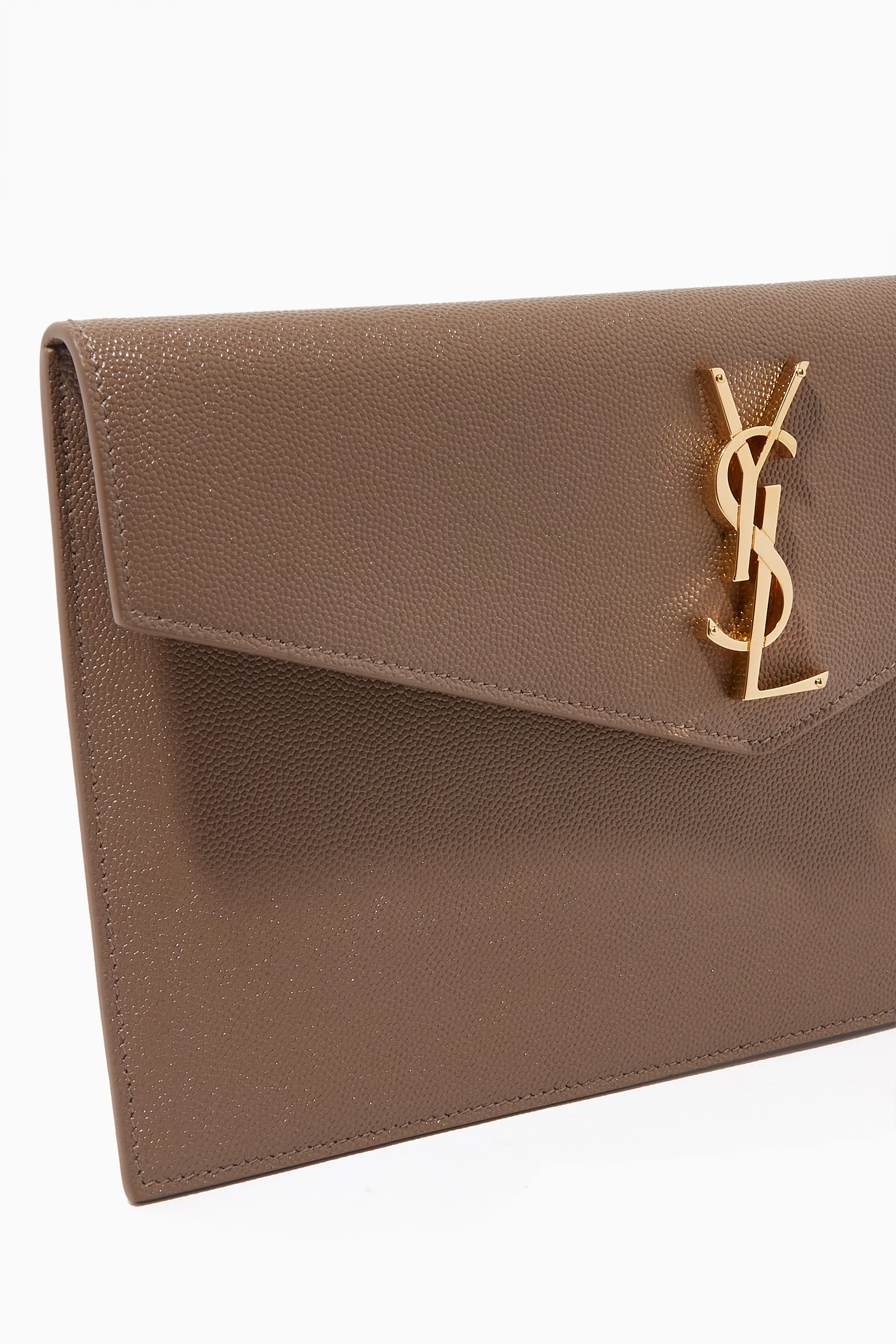 Saint laurent uptown pouch latte clearance