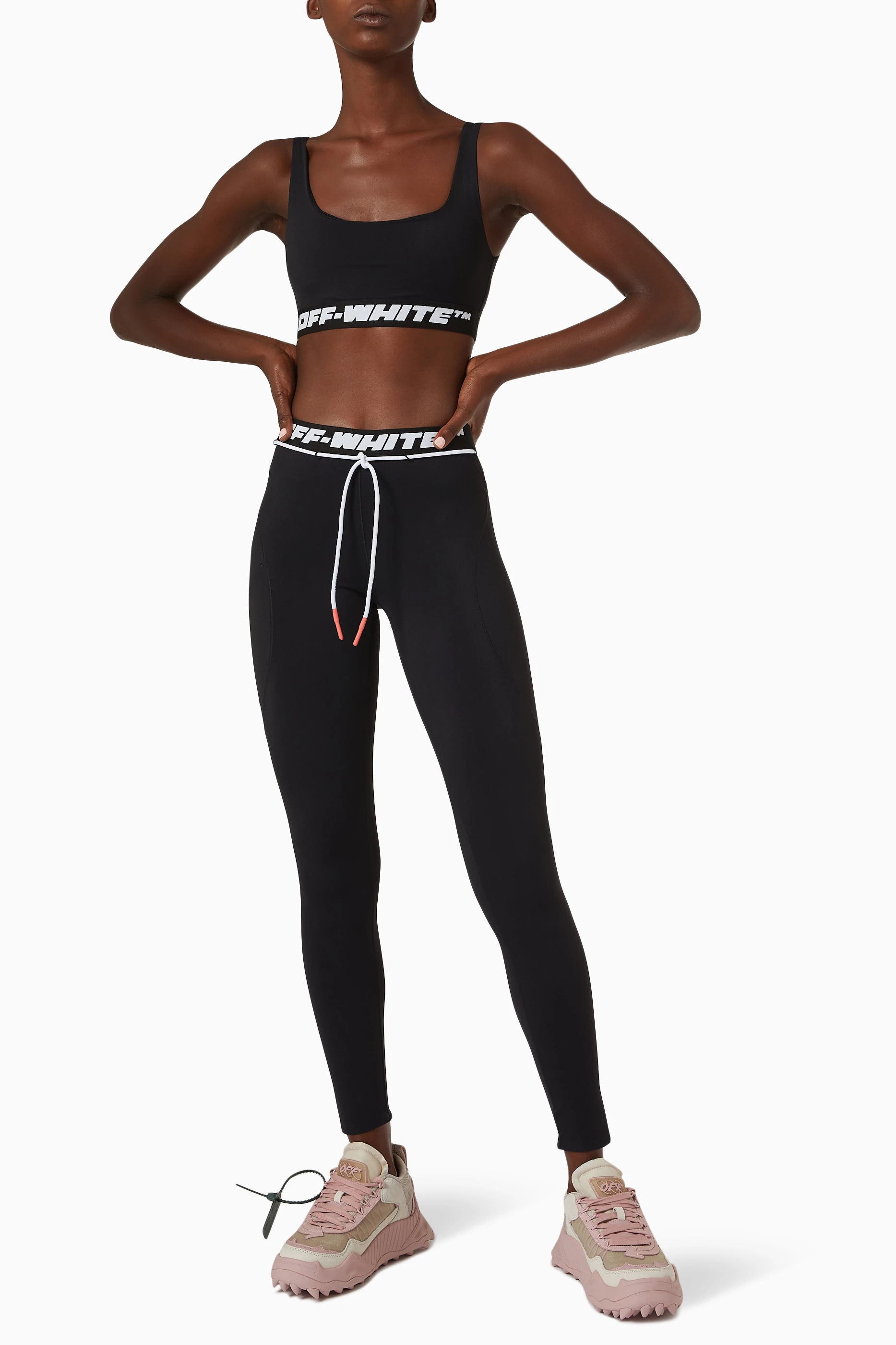 Off white sport leggings store