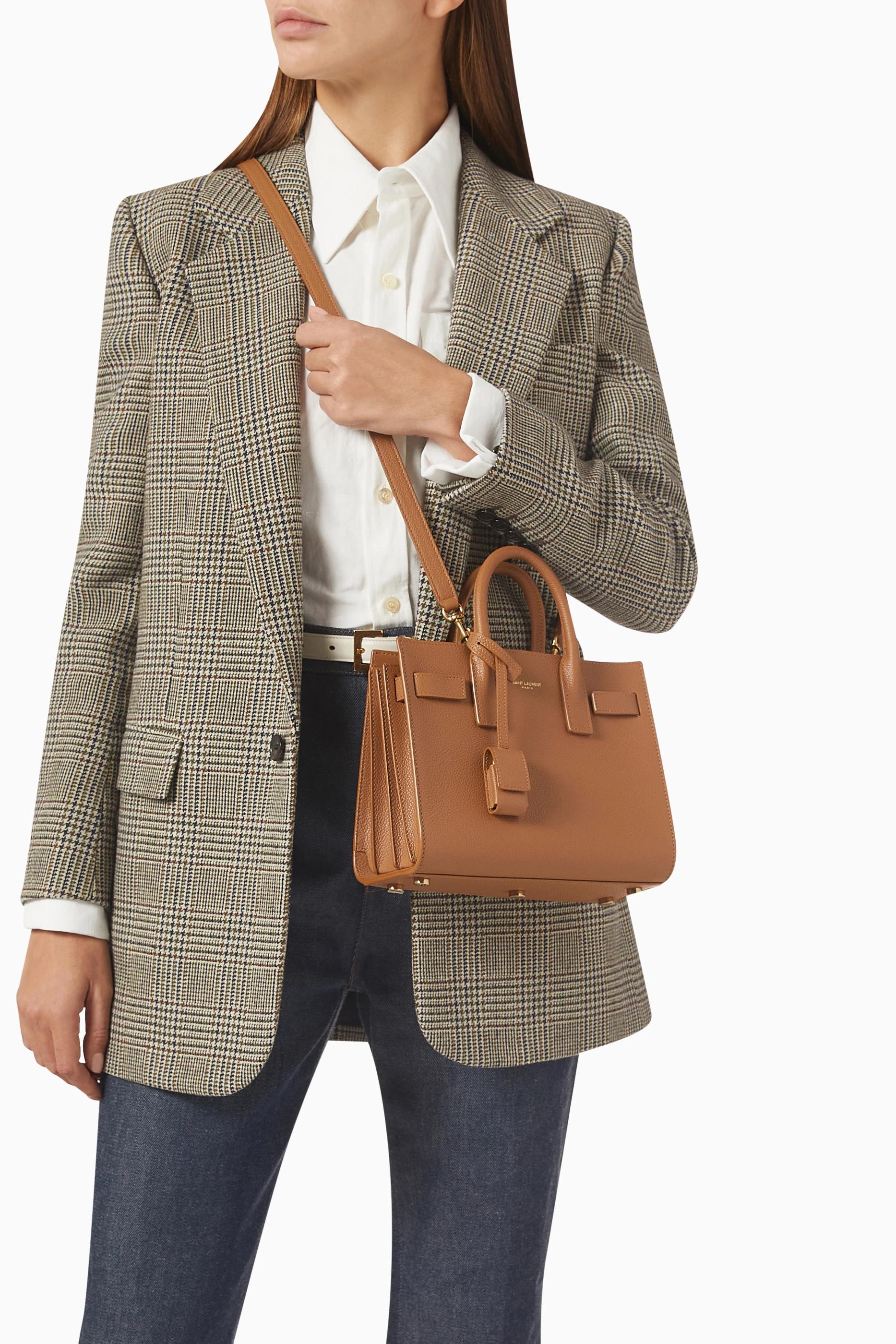 Sac de jour nano in grained leather on sale
