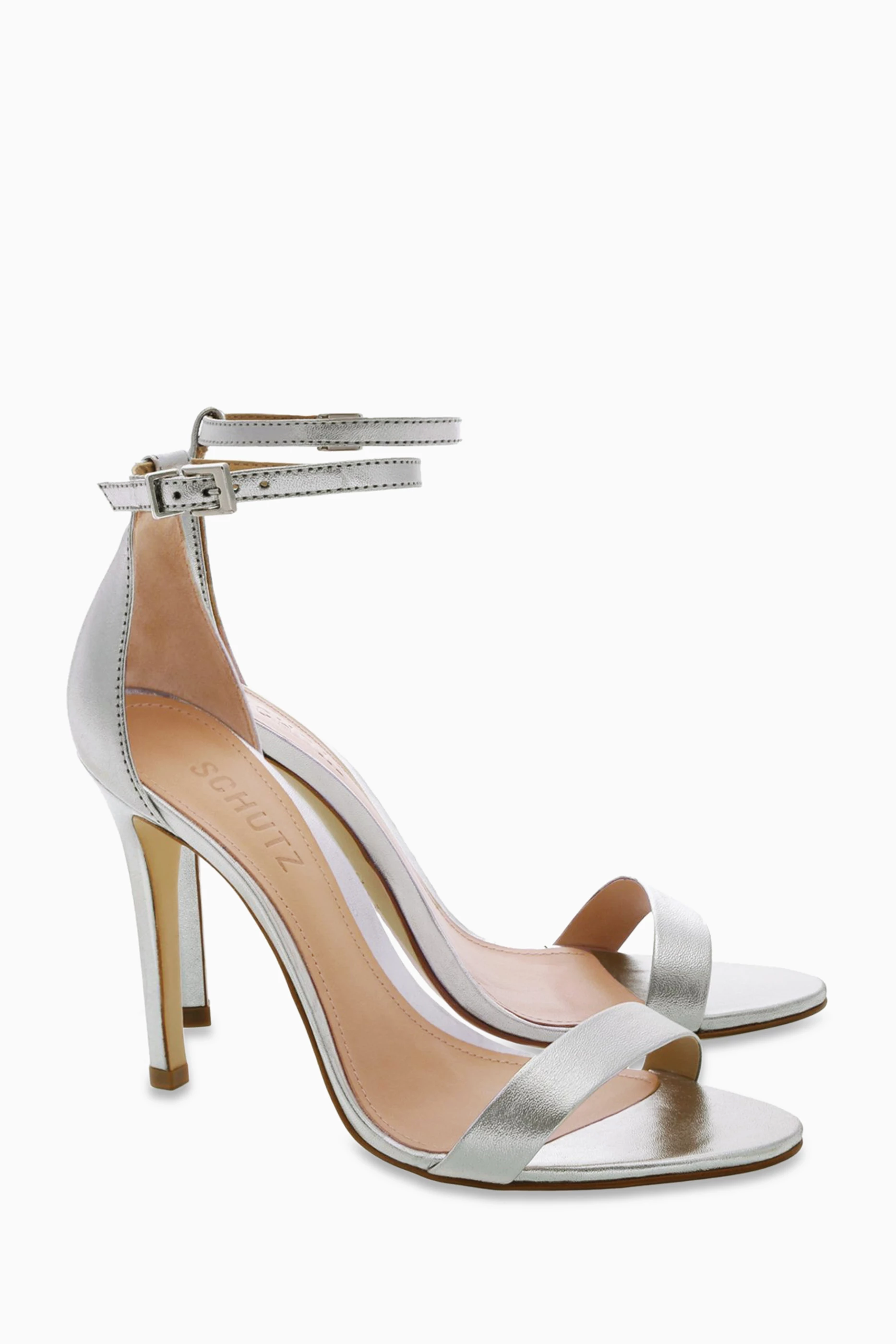 Schutz silver heels clearance