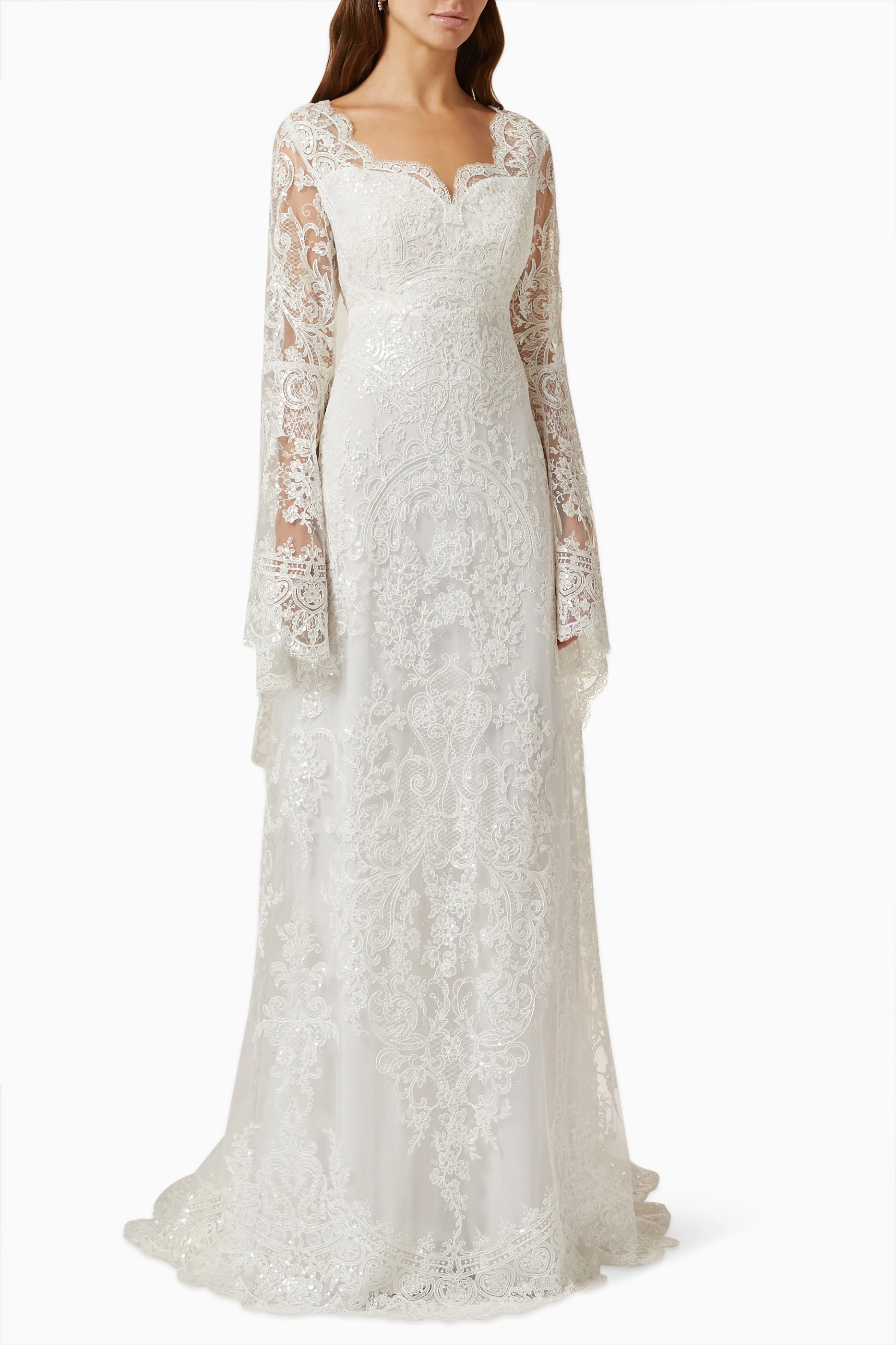 Buy Pronovias Neutral Seba Princess Wedding Dress in Lace For