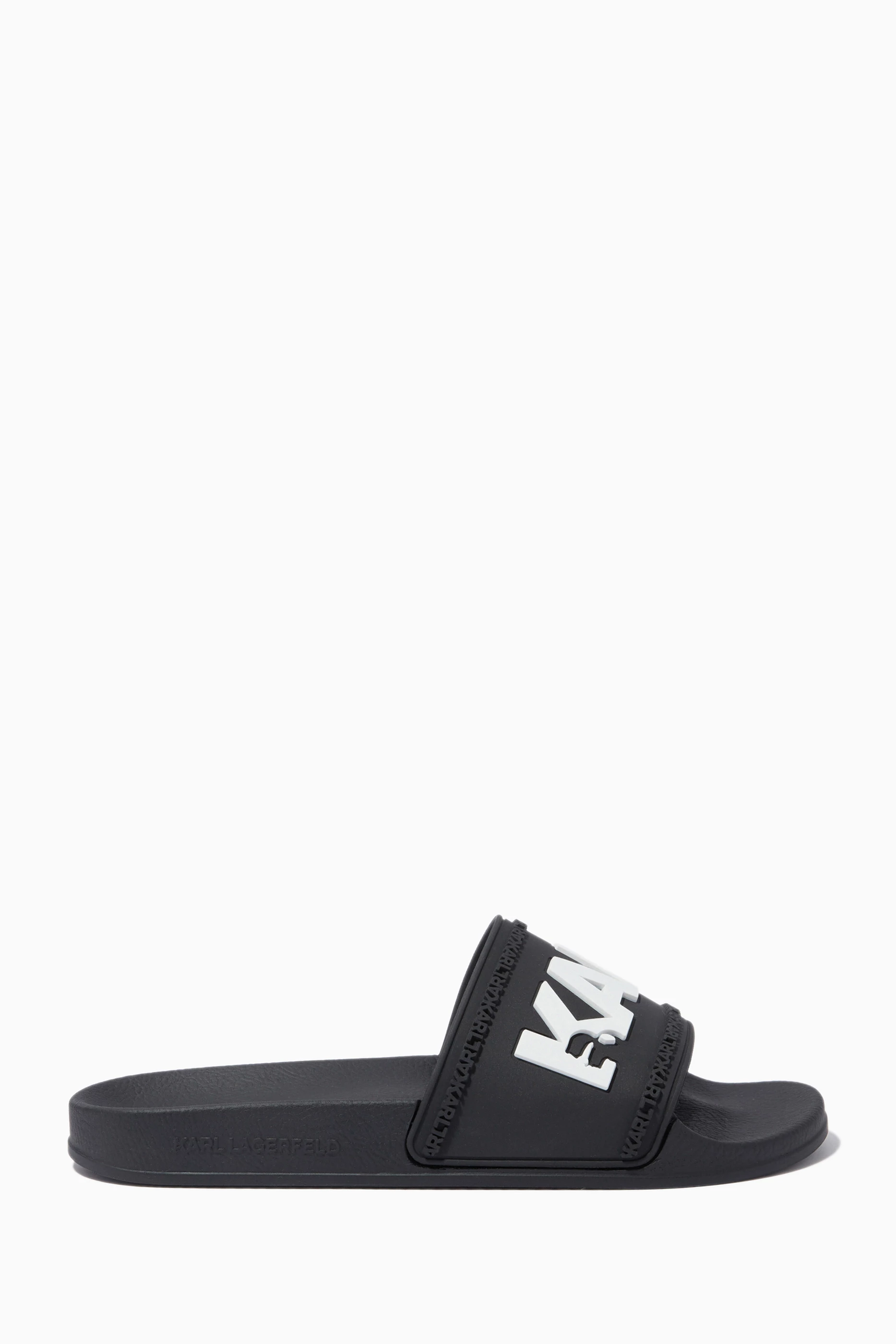 Karl lagerfeld slide sandals cheap