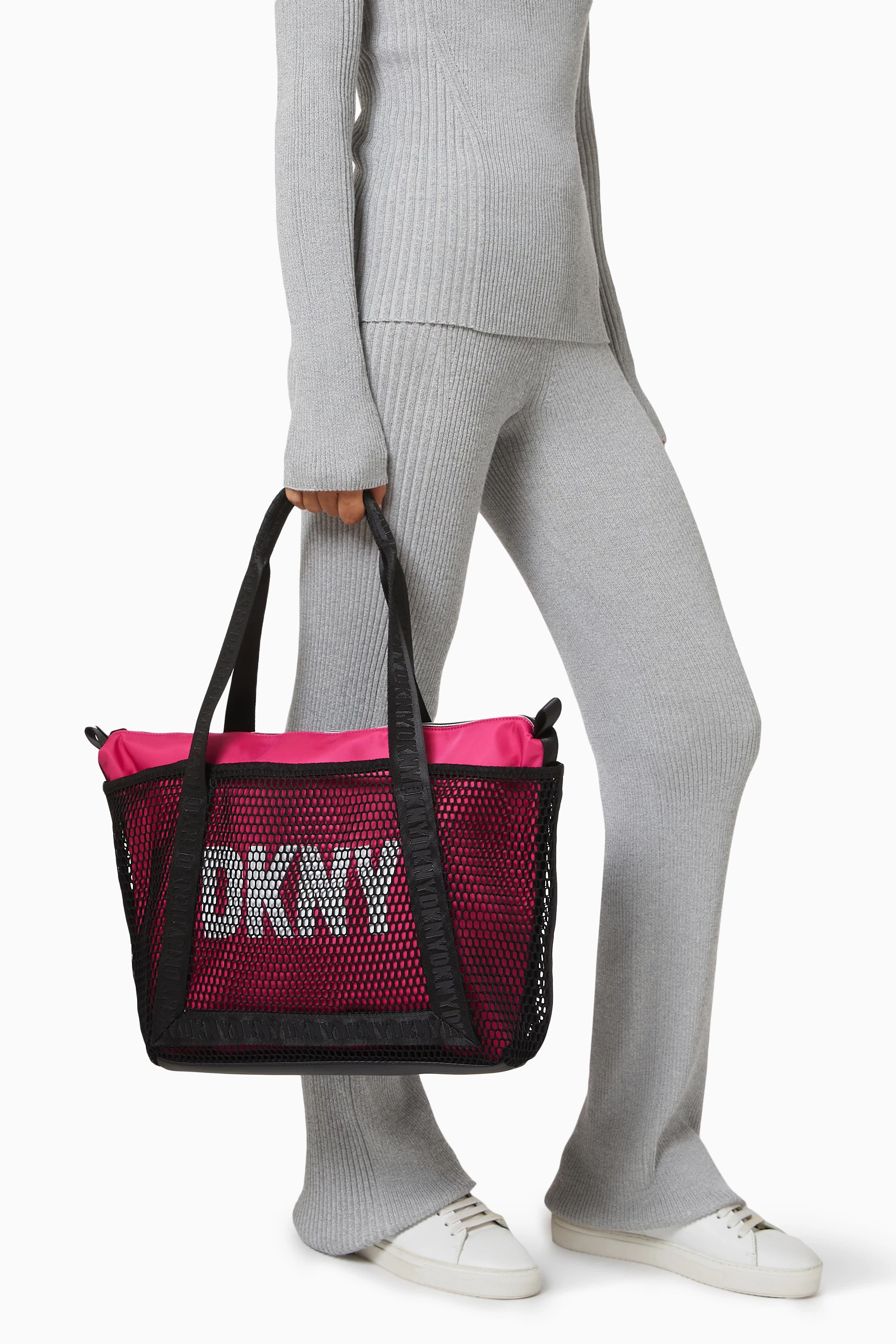 Dkny ebony mesh tote shop